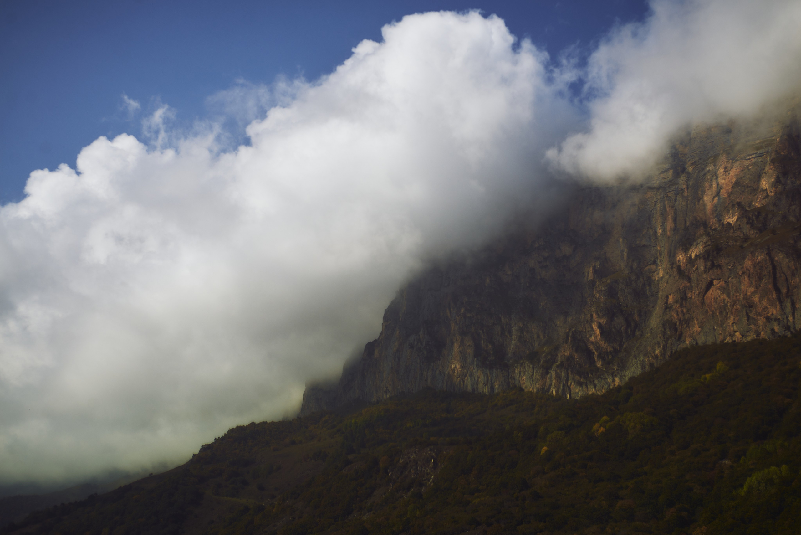 Кавказские горы. Пейзажные фото.
