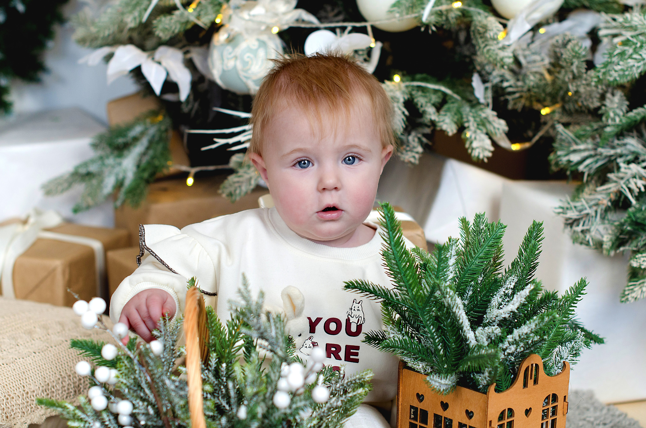 Новогодняя фотосессия для Алёны и её семьи. Фотограф в Хабаровске