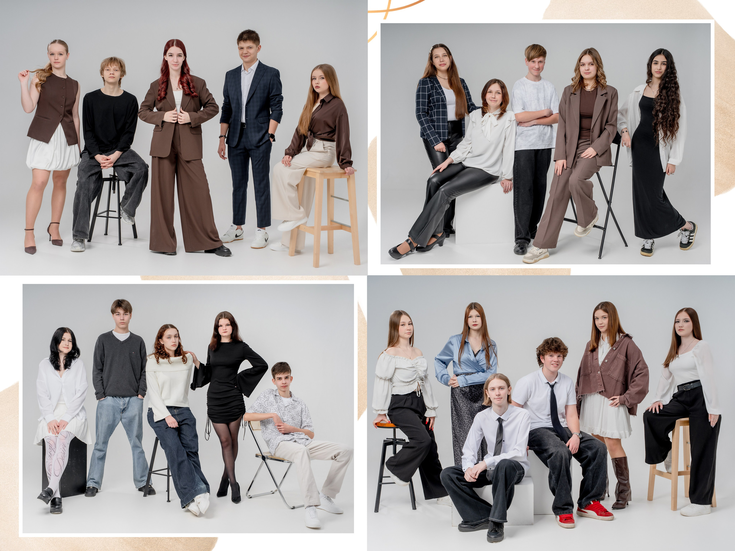 Белый+беж. Forteens Выпускные альбомы в Нижнем Новгороде
