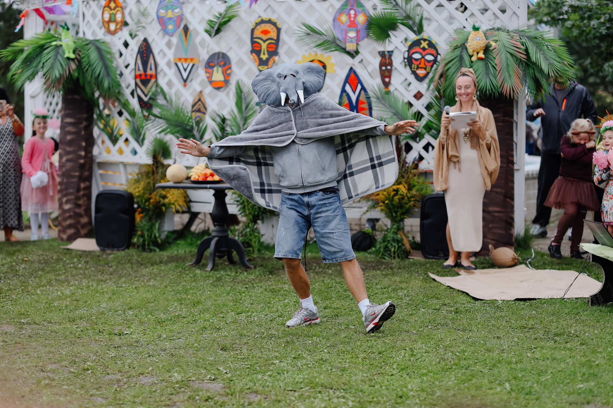 Репортажная съёмка детского праздника за городом. Женский фотограф в Москве Ксения Казакова
