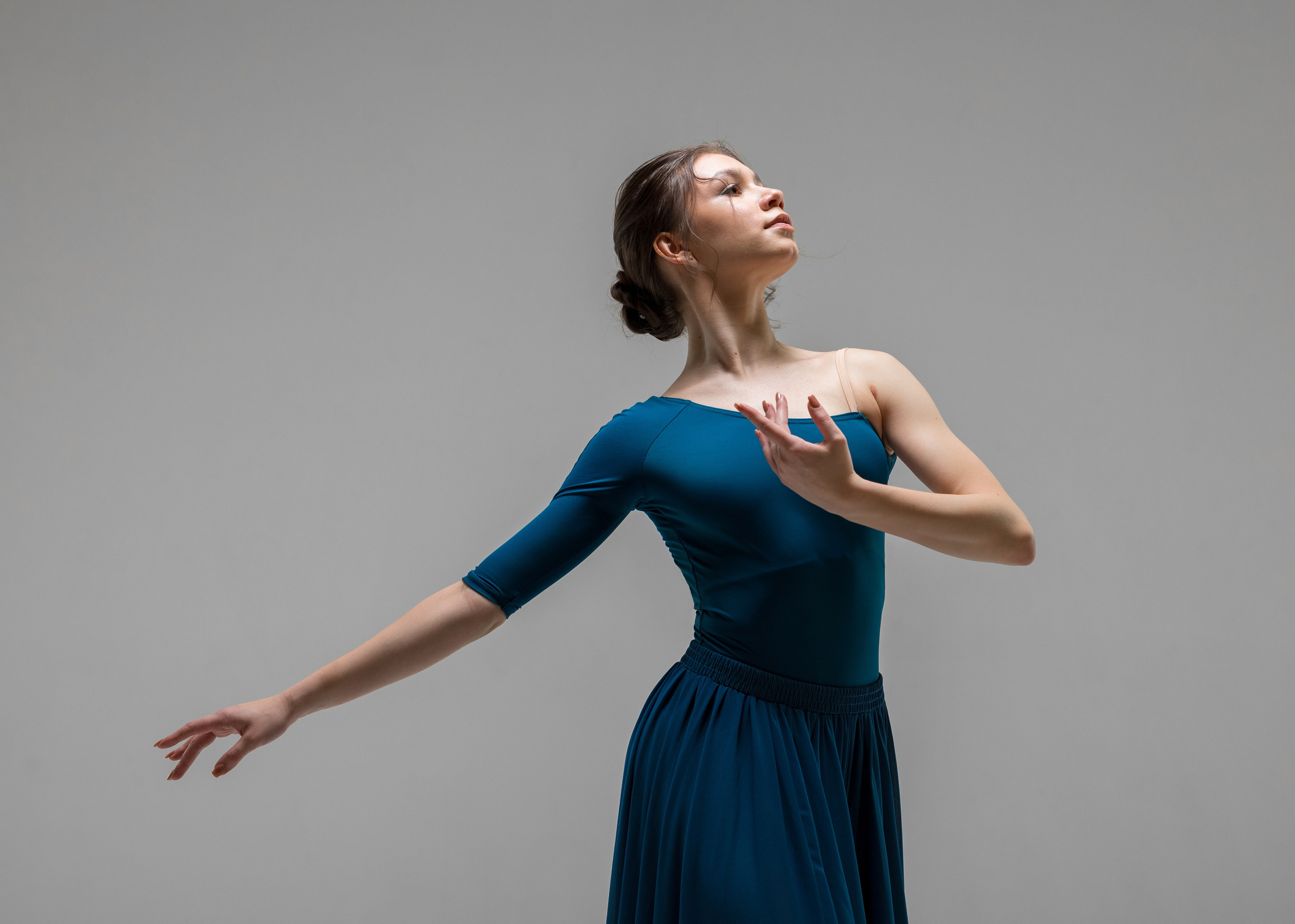 Купальник балетный «Один рукав» напрокат / Zidans. Балетный фотограф Алина Ханько — Душа Балета