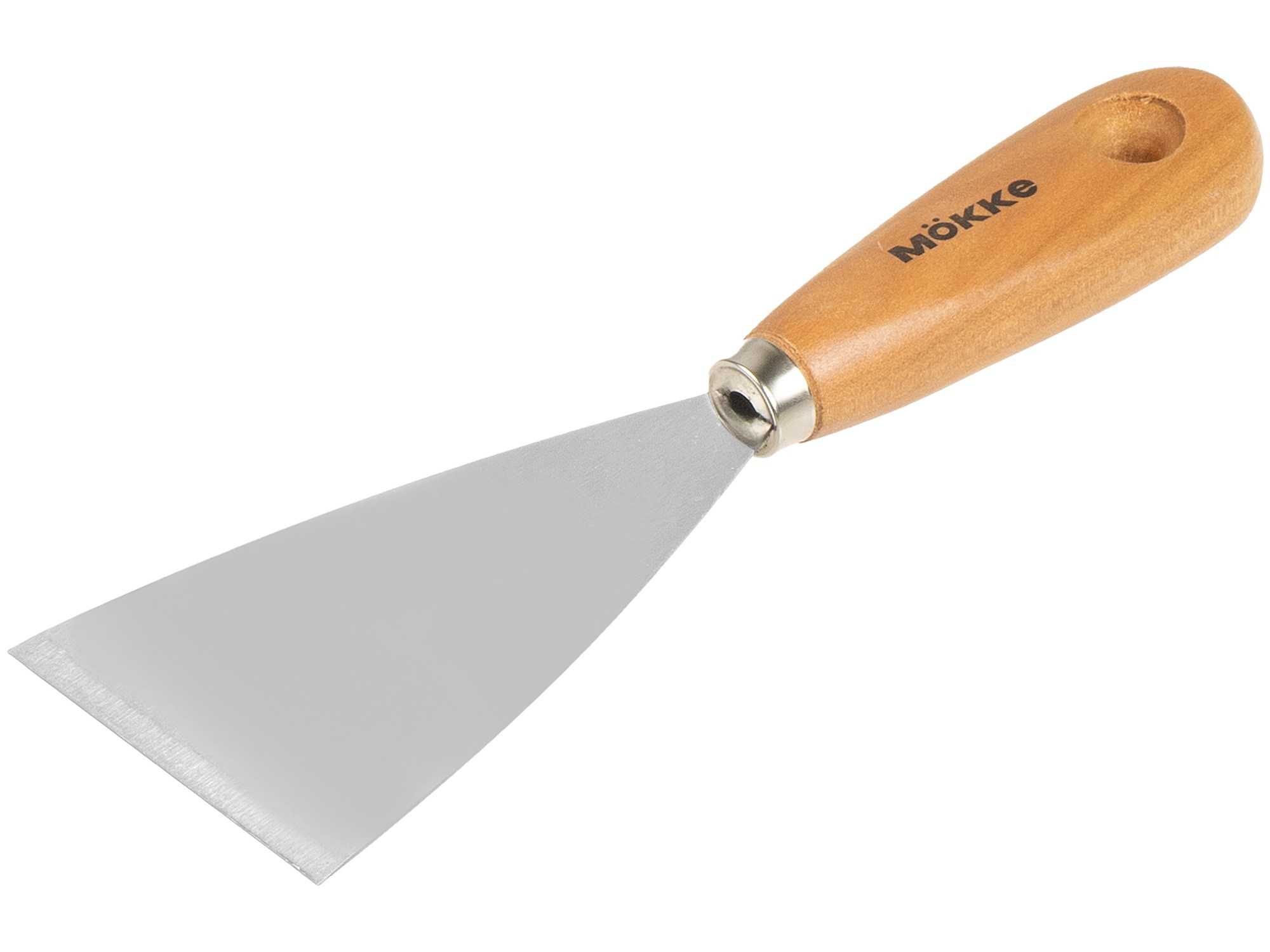 Шпатель малярный с деревянной ручкой