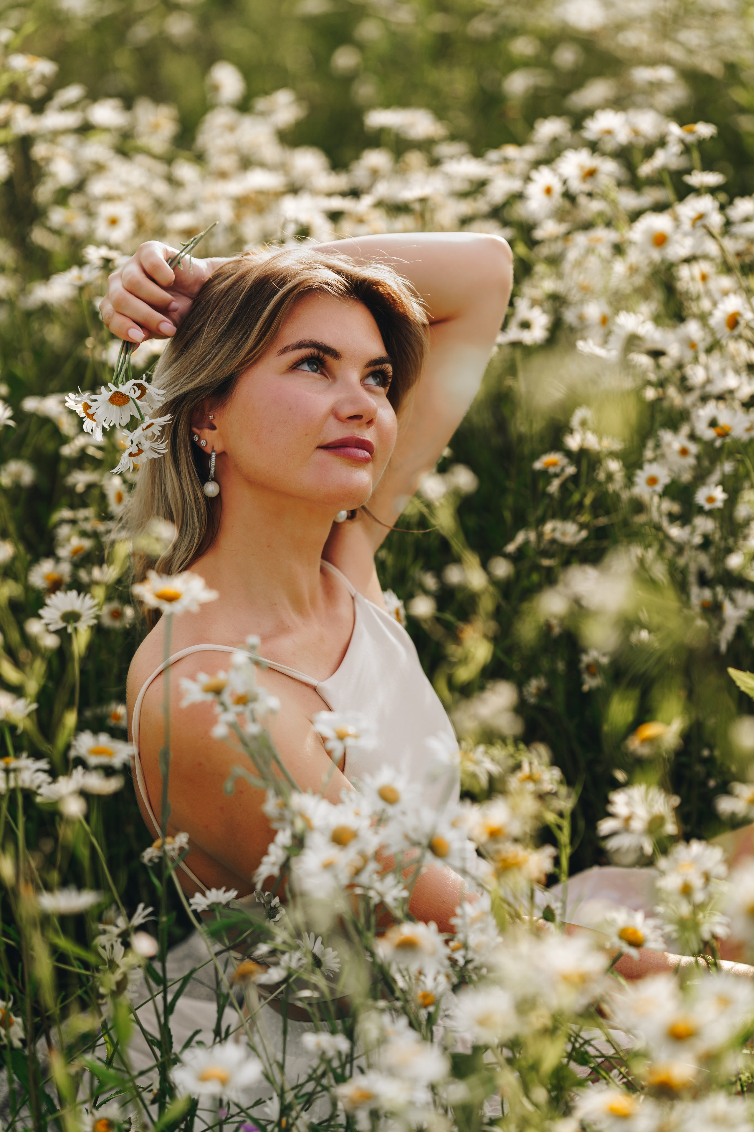 Елена, Богослово, ромашковое поле. Наталья Дукалова фотограф Щелково Королев Пушкино Москва Балашиха