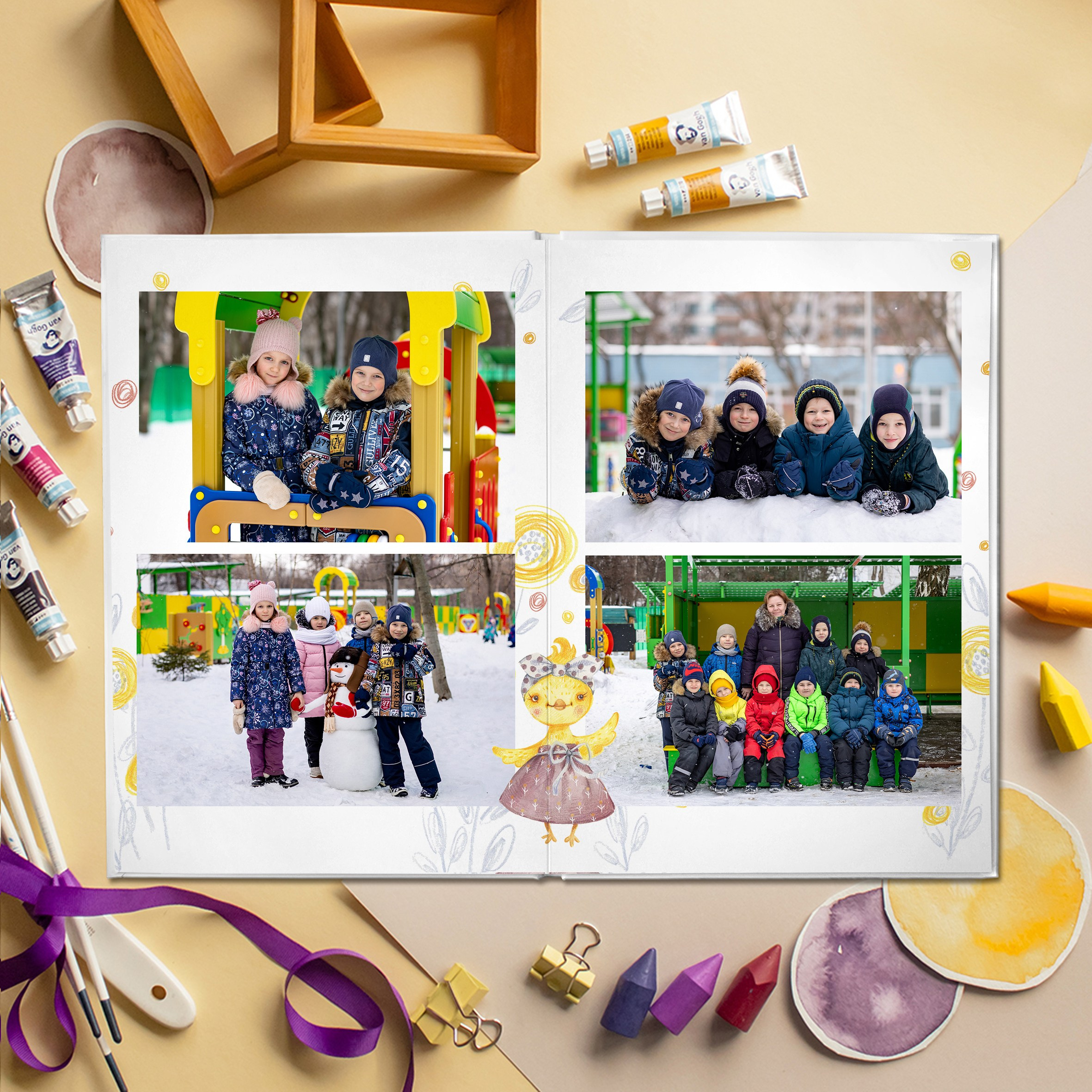 Выпускной альбом для детского сада. Выпускные альбомы Москва Московская область Ирина Чугайнова