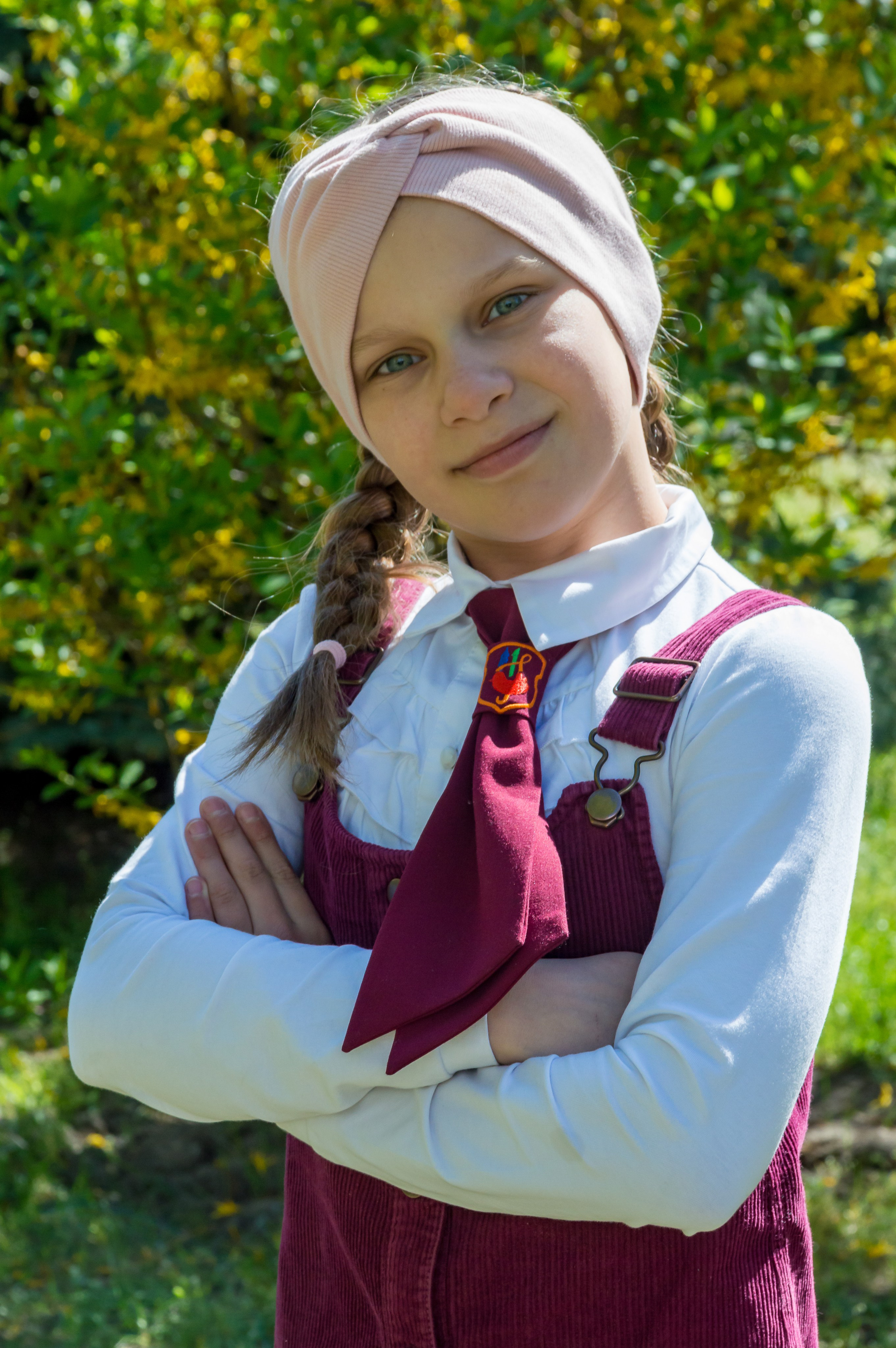 протрет школьницы