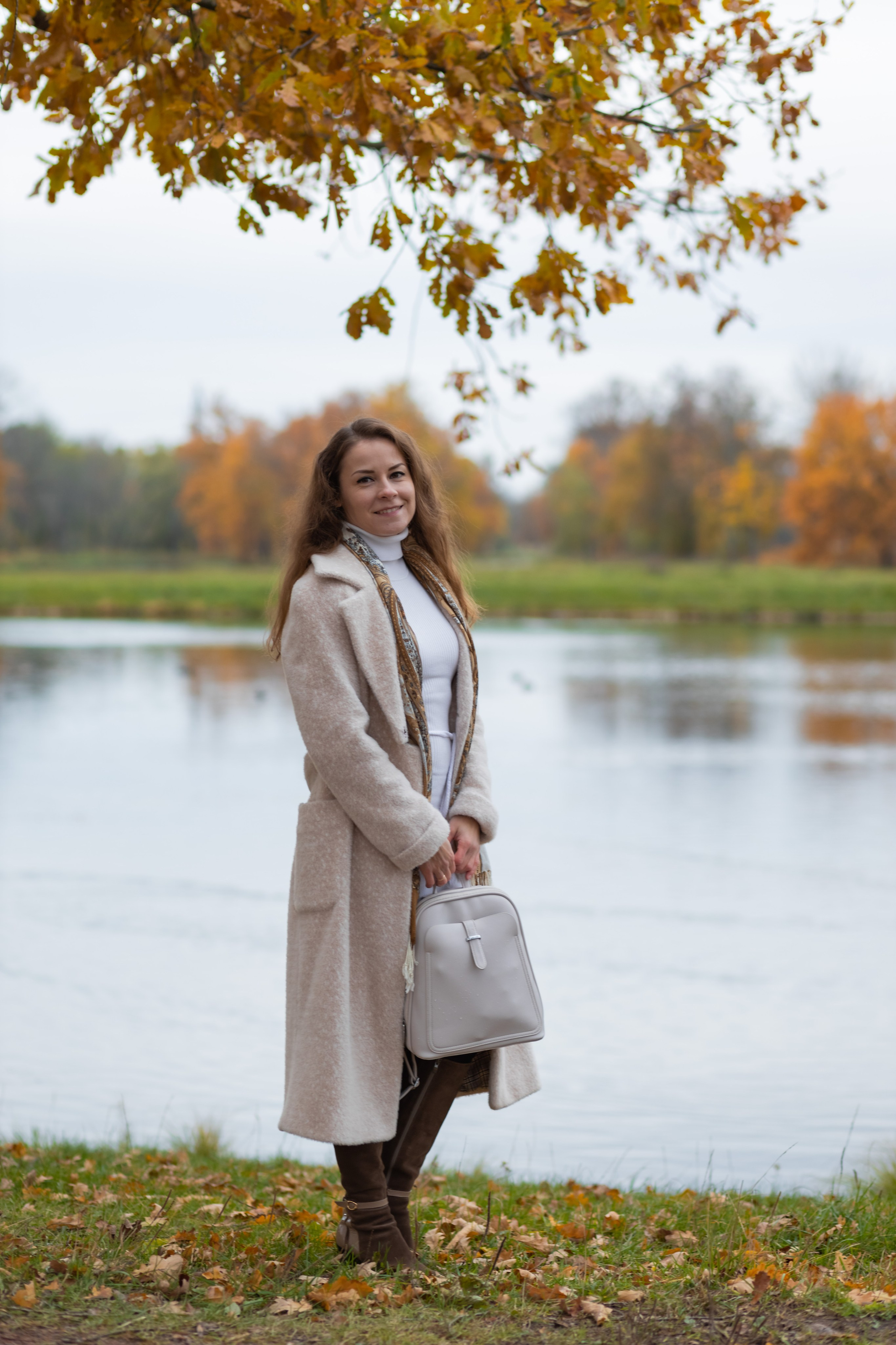 Осеняя фотосессия в Петергофе