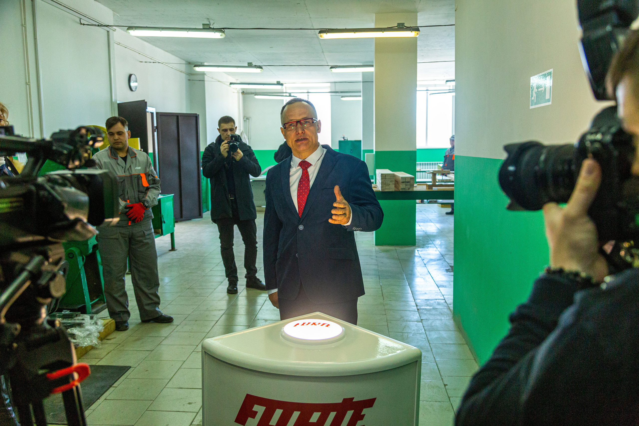 Открытие производства. Тархановский Павел Фото/Видео съёмка