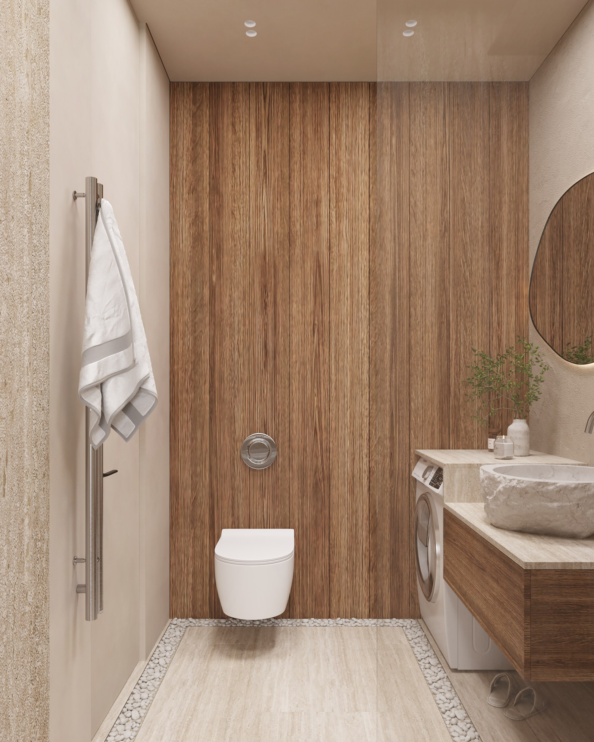 Woody Nature. Дизайн интерьера | 3D визуализация | Миланская Марина