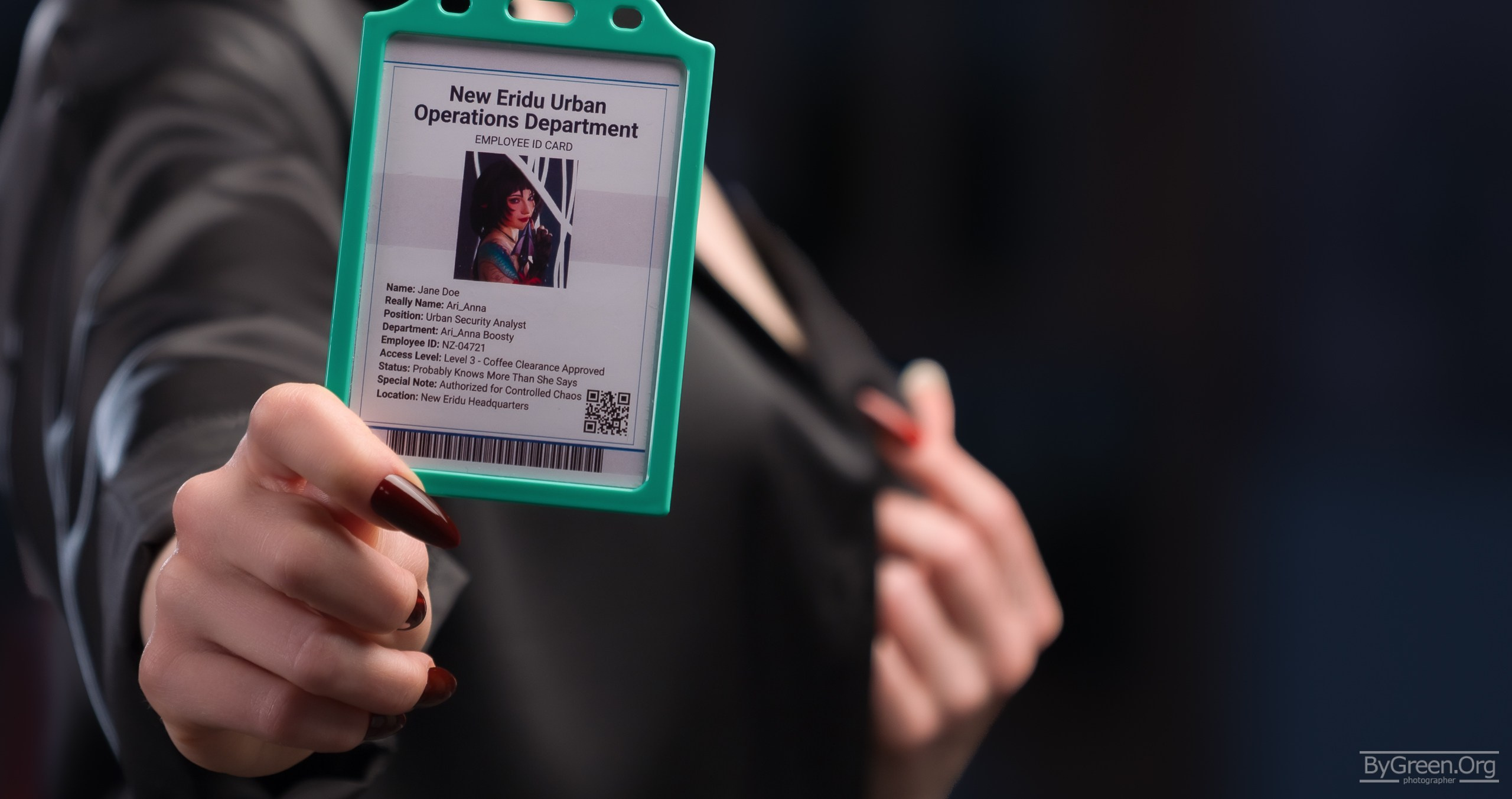 AU Jane Doe (1). ByGreen.org — Cosplay photo and video with love