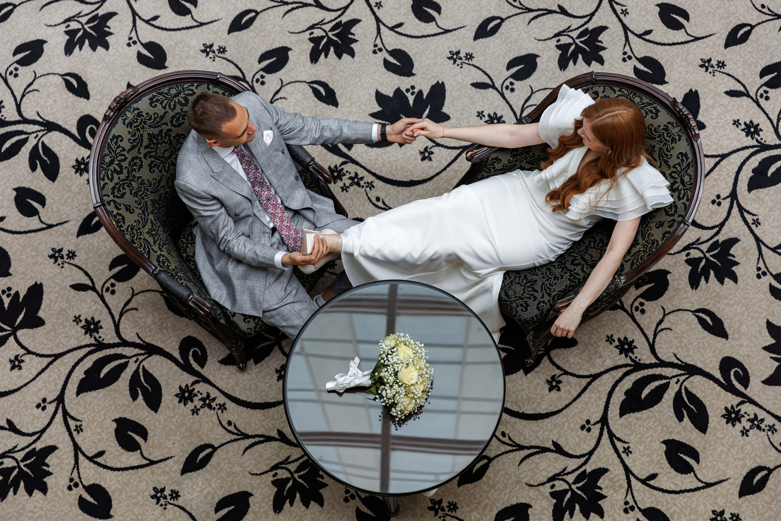 Свадебная фотосессия и сборы в отеле Милан (м. Домодедовская). Свадебный фотограф Москва и МО Сергей Киржаев