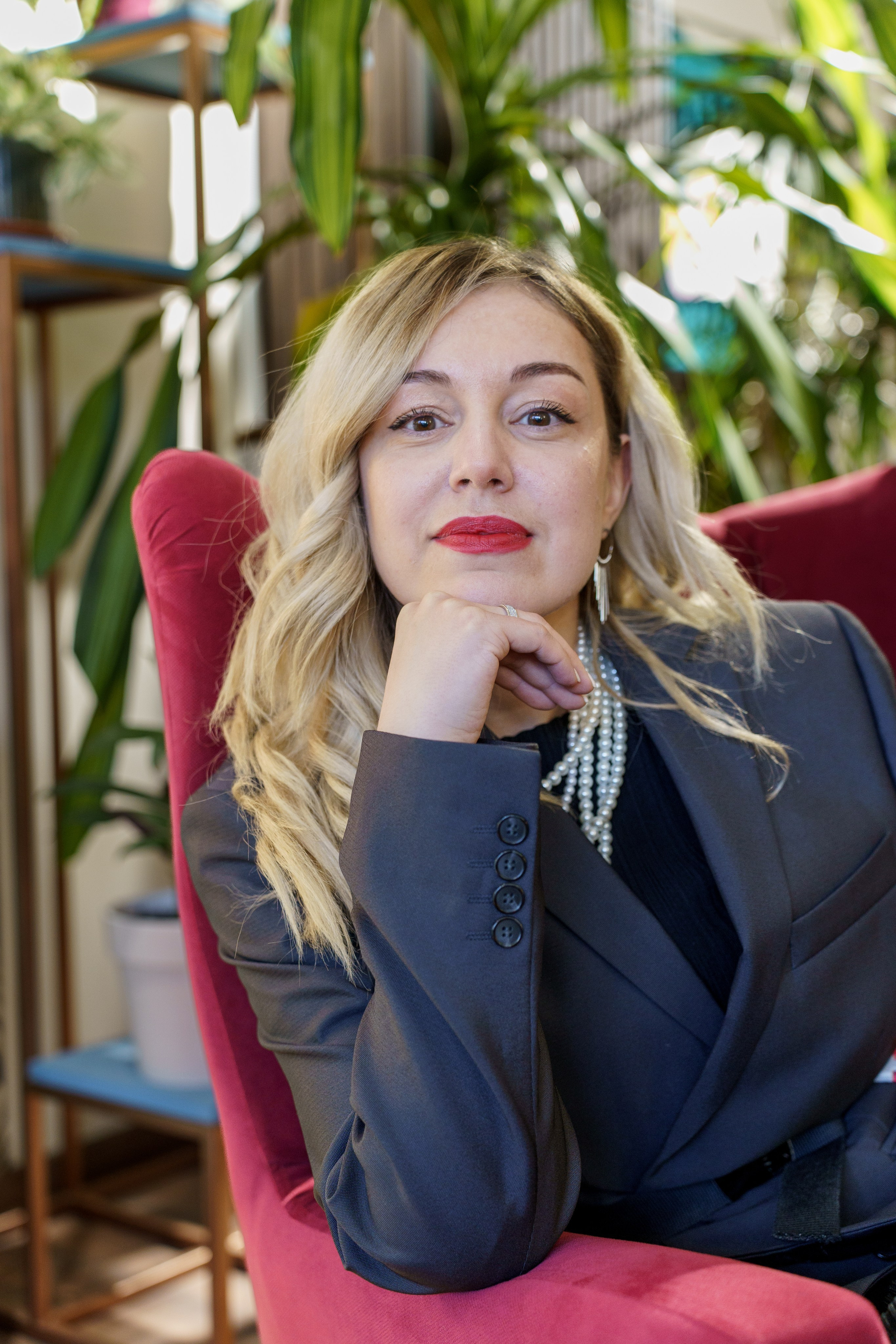 Model studio portrait