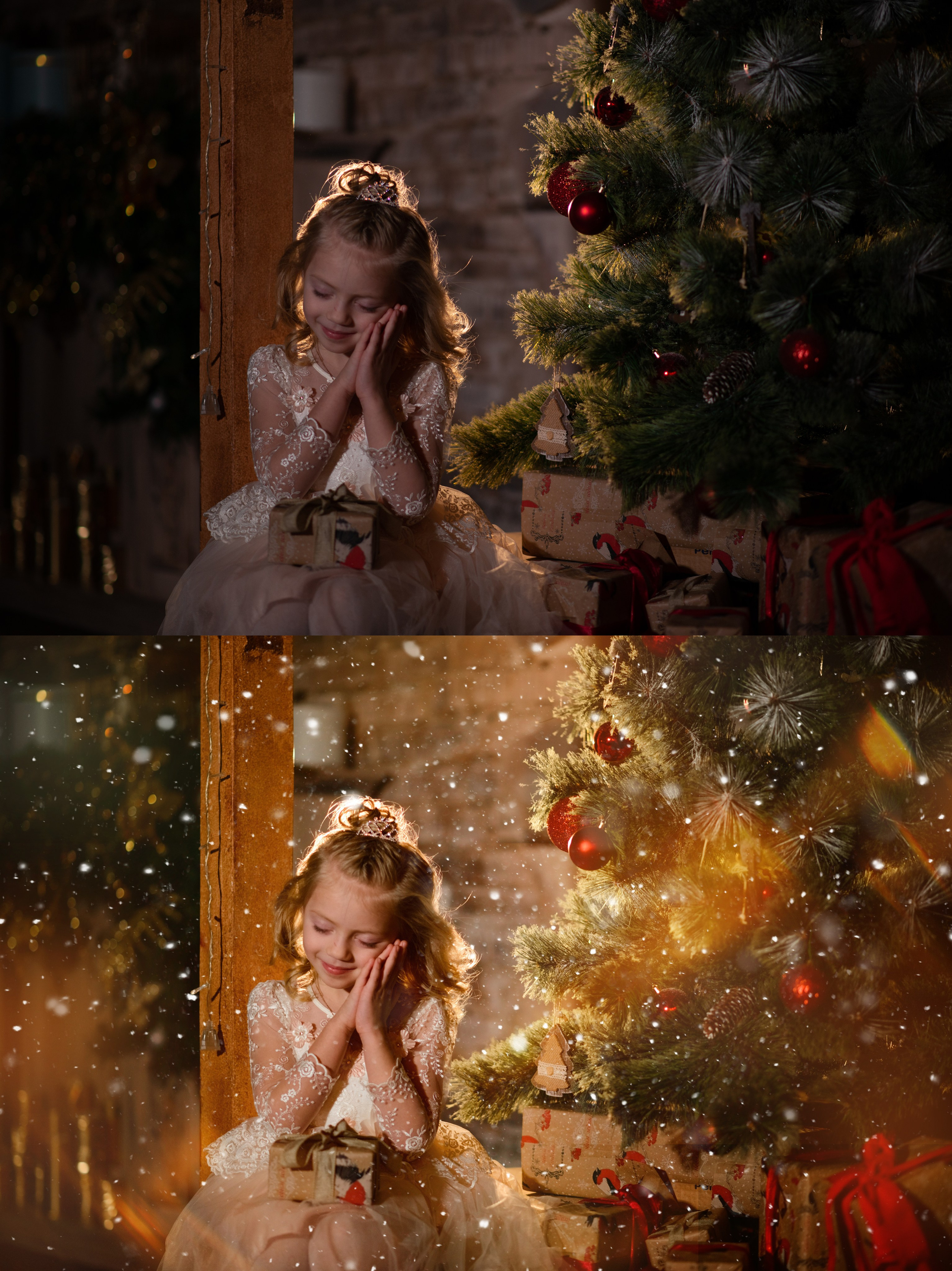 ВИДЕОУРОК ПО ЗИМНЕЙ И НОВОГОДНЕЙ ОБРАБОТКЕ