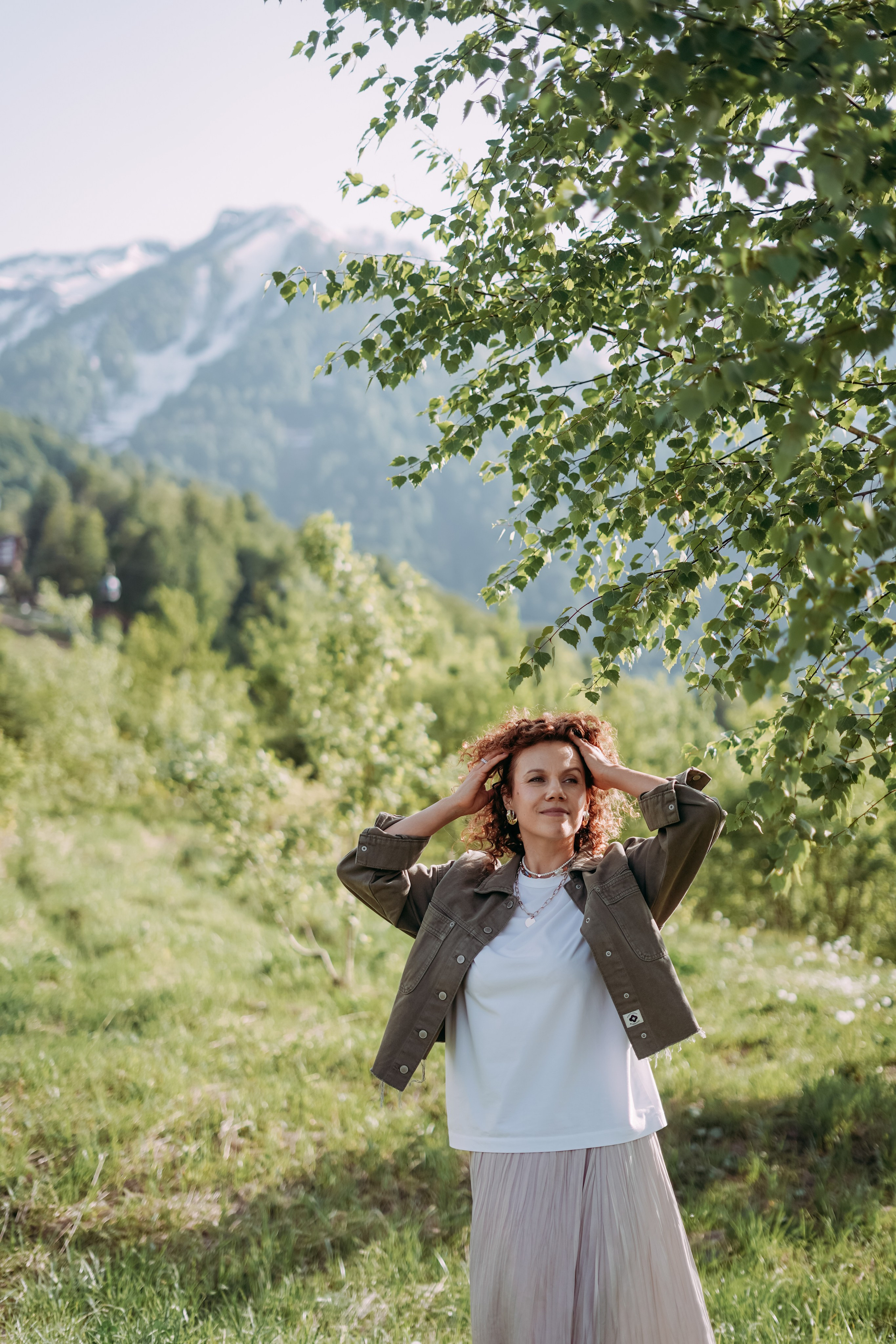 Апрель в горах. Фотосессия для Светланы в Красной Поляне. Фотограф в Сочи и Абхазии | Фототуры | September Air
