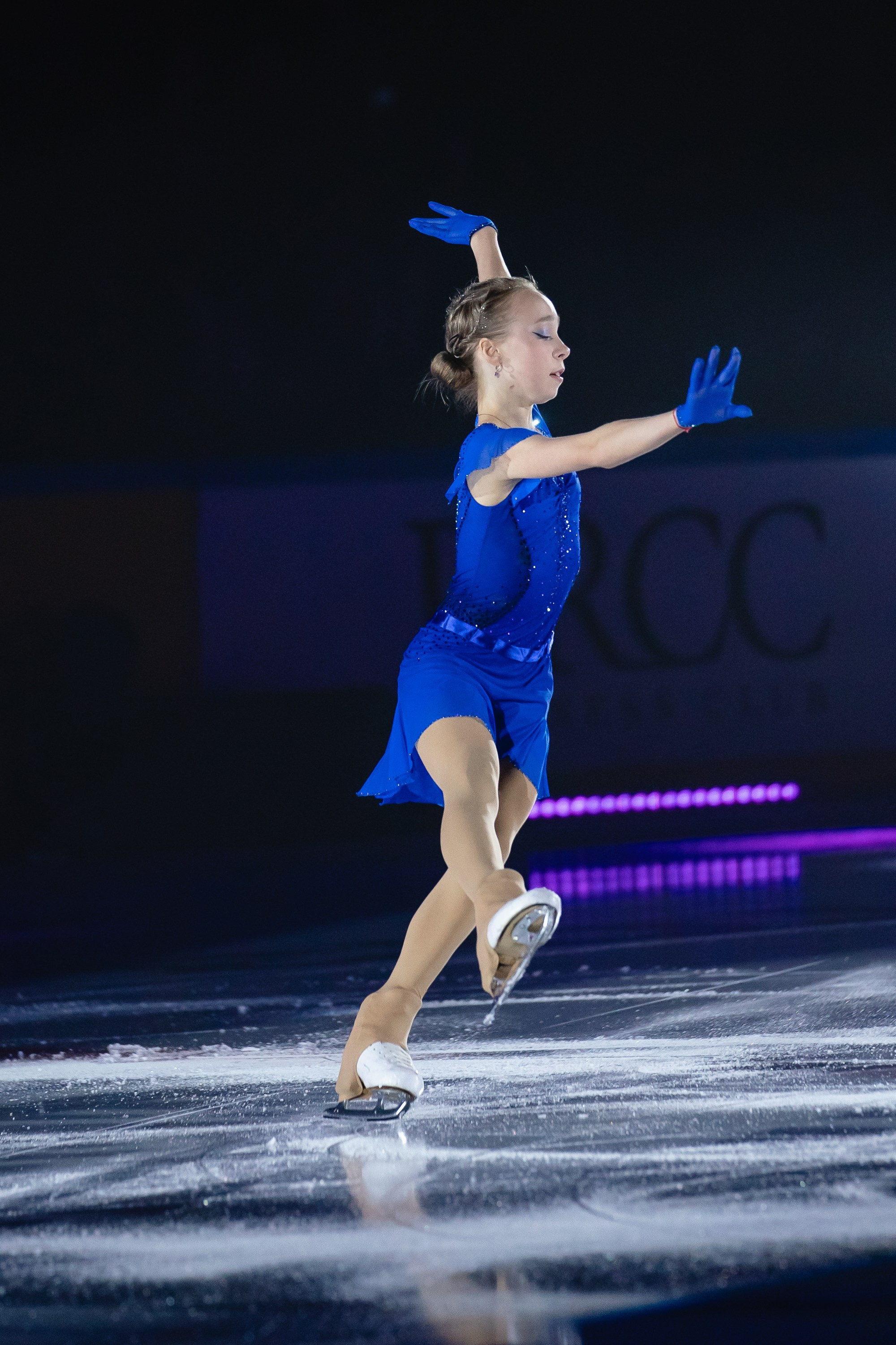 Шоу «Чемпионы на льду» в Новосибирске. Воробьева Ксения — Спортивный и танцевальный фотограф Новосибирск