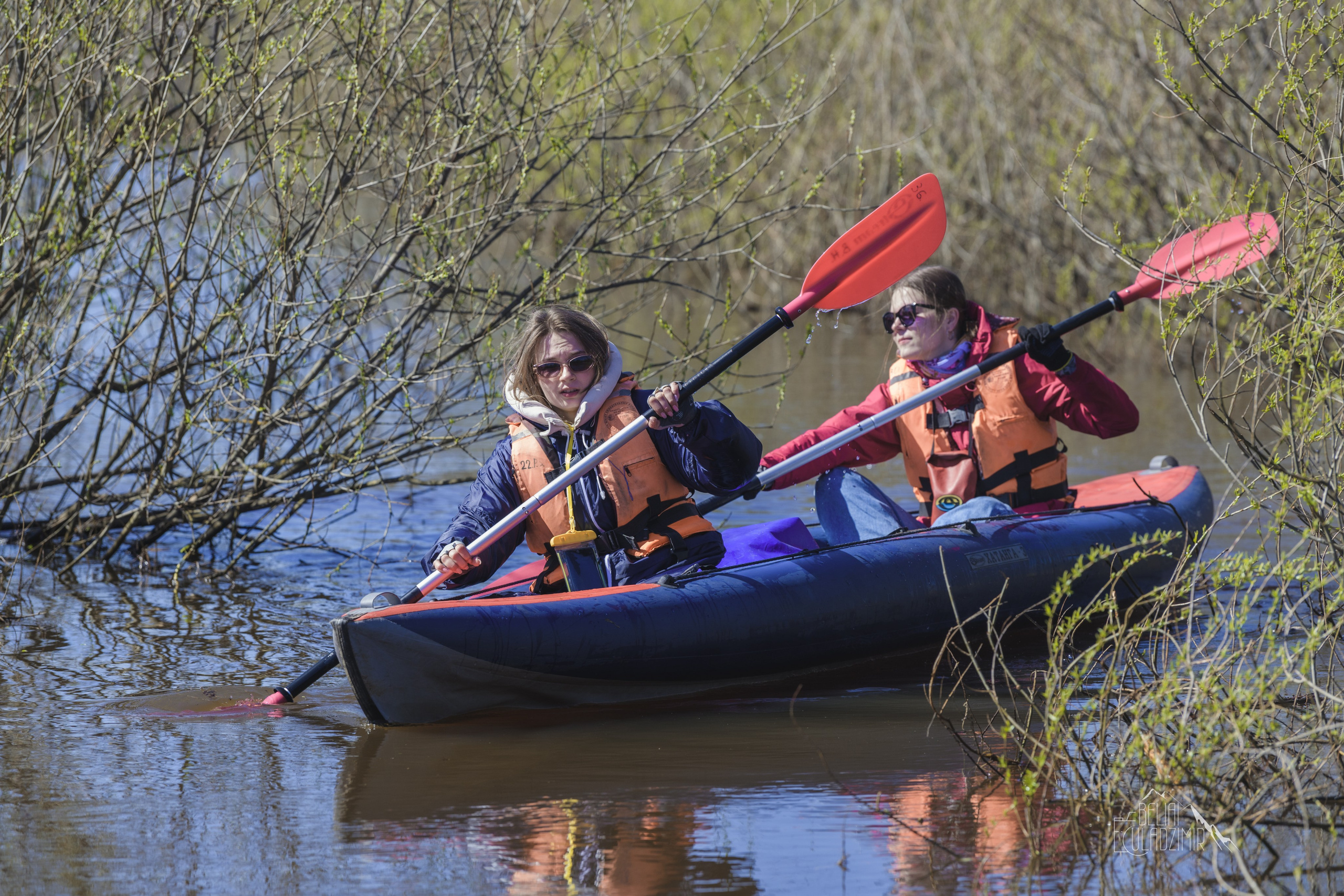 Сплав по реке Тремля 5 апреля 2026 года. Репортажный фотограф Владимир Беляй