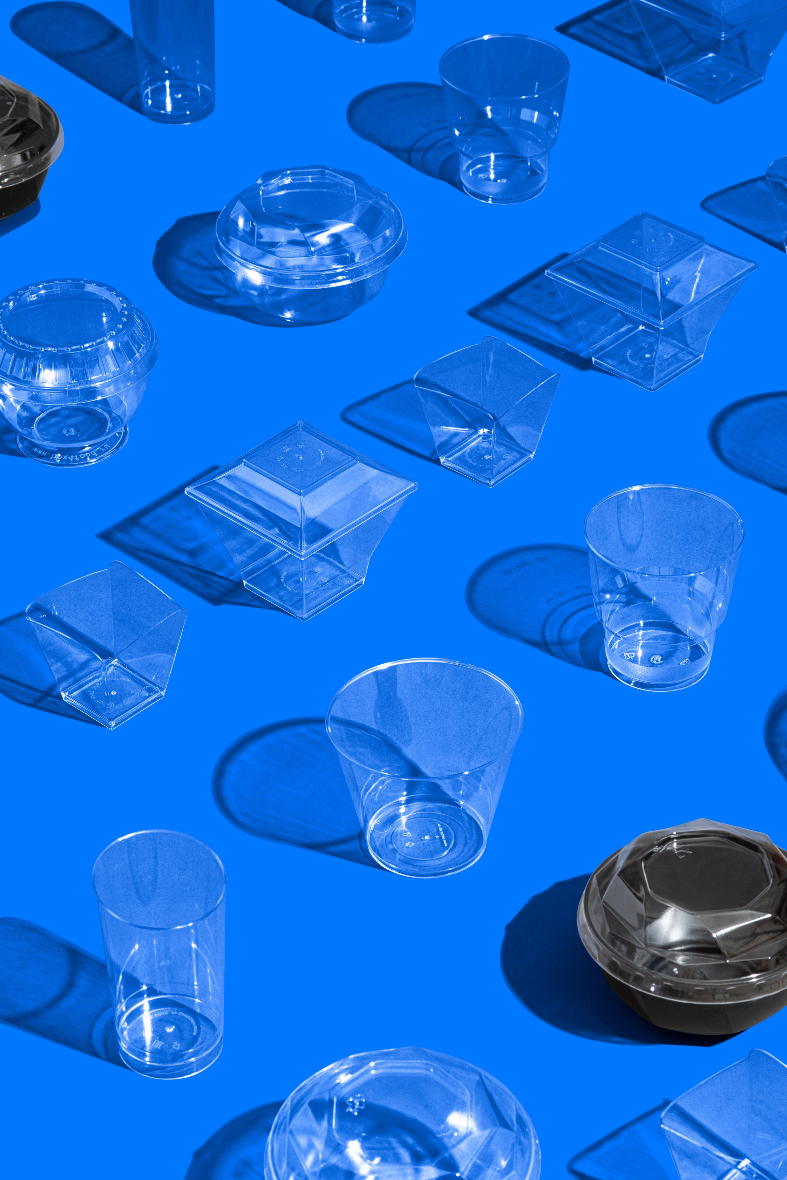 Предметная фотосъемка. Стаканчики прозрачные. Предметный фотограф. Москва. Кондитерская упаковка