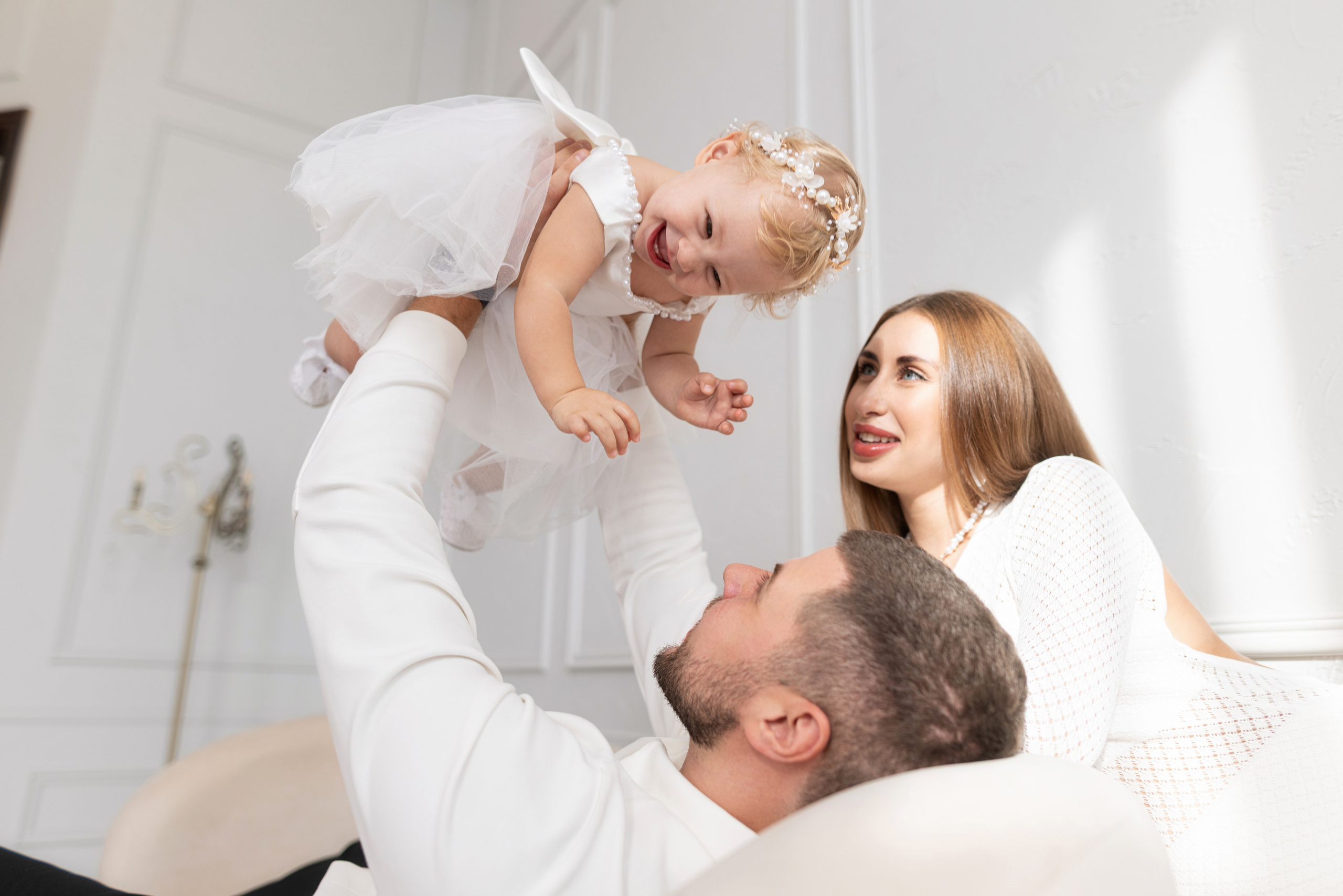 Семейная съемка для Яны и Дани в интерьере. Дмитрий Шульгин, портретный фотограф в Воронеже