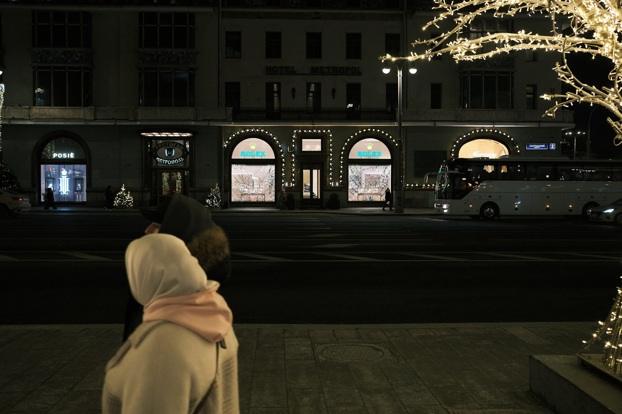 Москва без снега. Фотографъ Сергѣевъ. Поймать мгновеніе