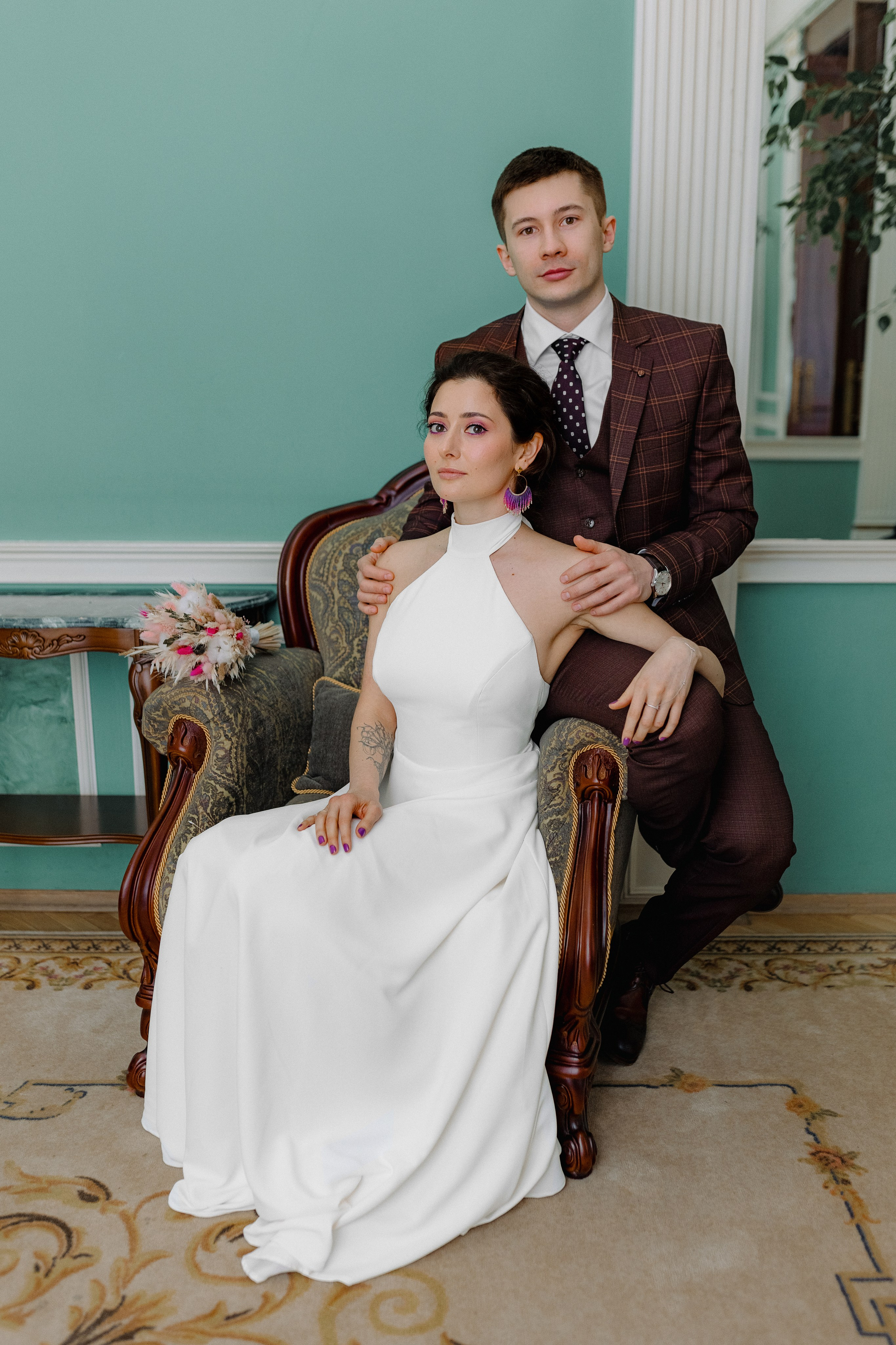 Свадебная фотосъёмка. Грибоедовский ЗАГС, МГУ. Портретный и семейный фотограф в Москве Мария Рослякова