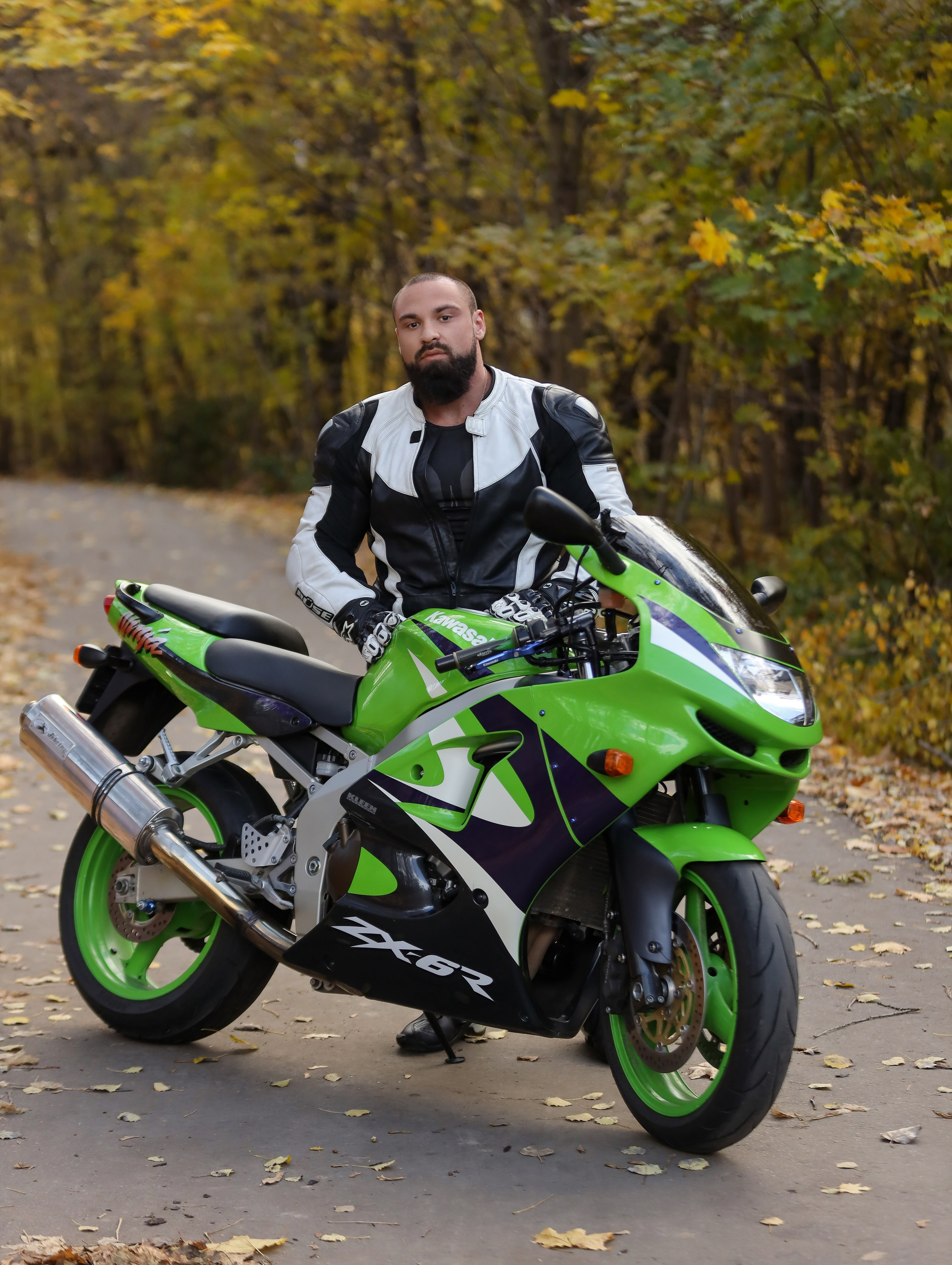 Виталий Kawasaki ZX6R. Фотограф Антон Чупринин