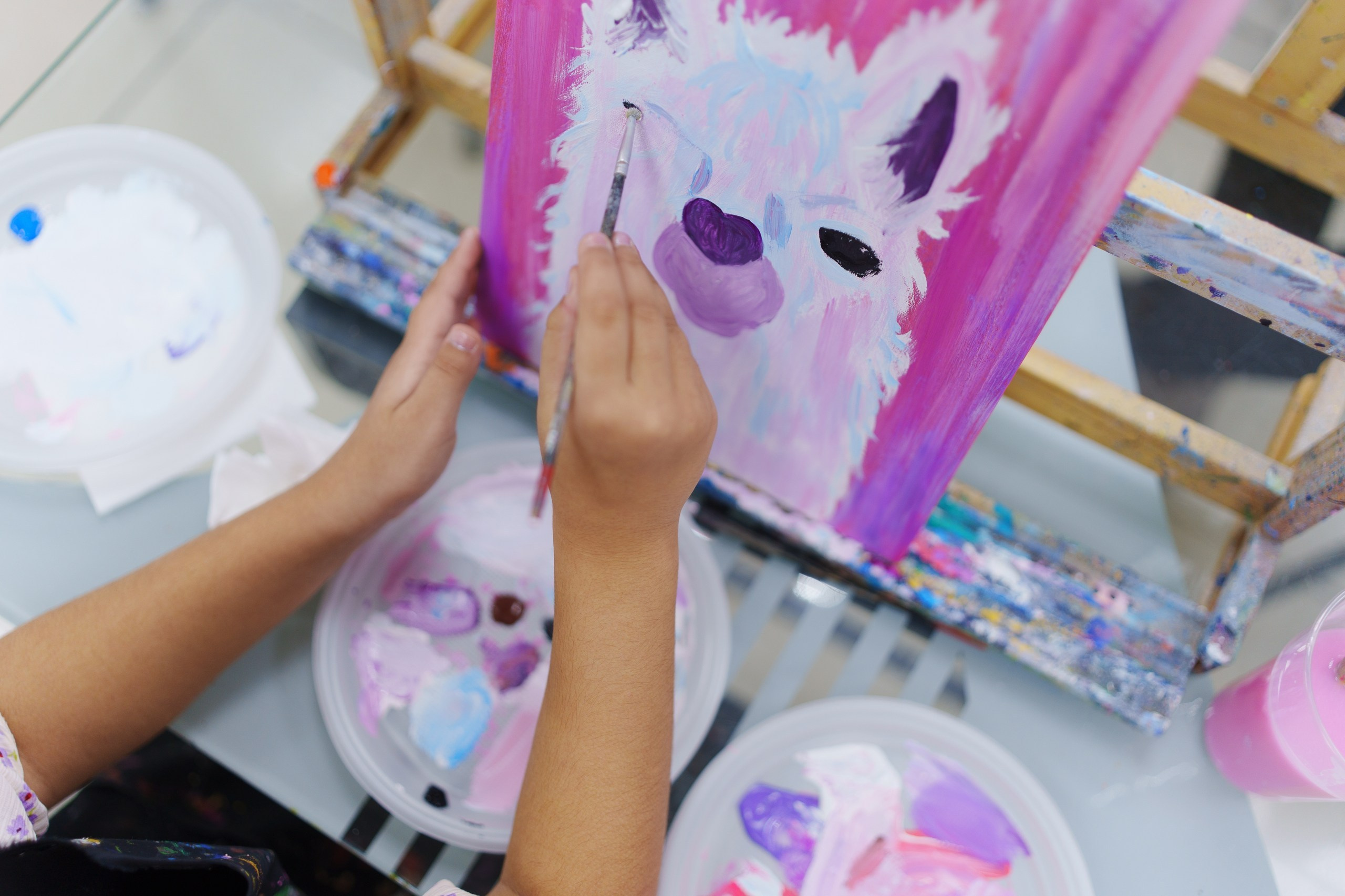 Фотосъёмка детского дня рождения в студии рисования «Я рисую», Уфа