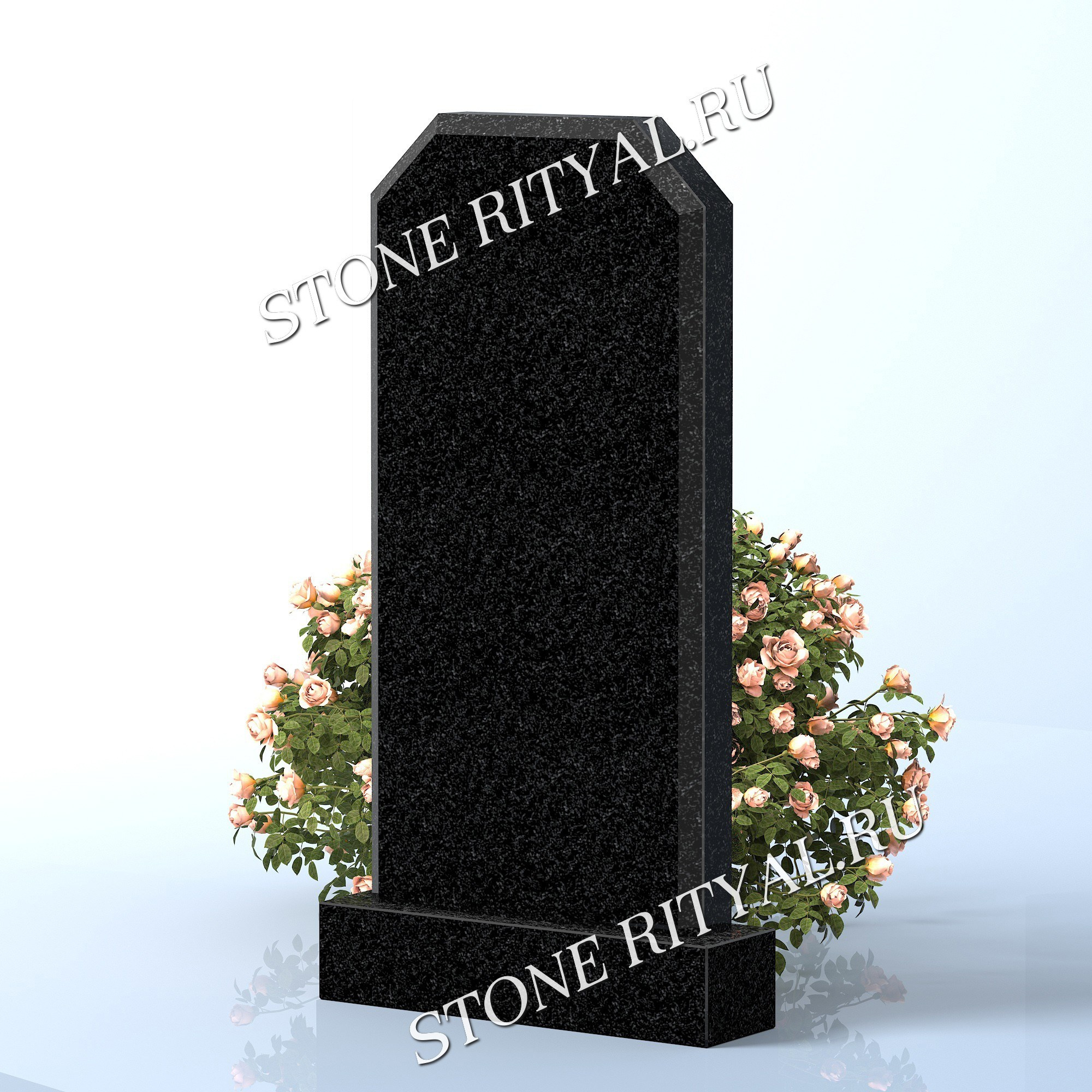 Вертикальные памятники прямые. Изготовление и установка памятников в Москве и МО