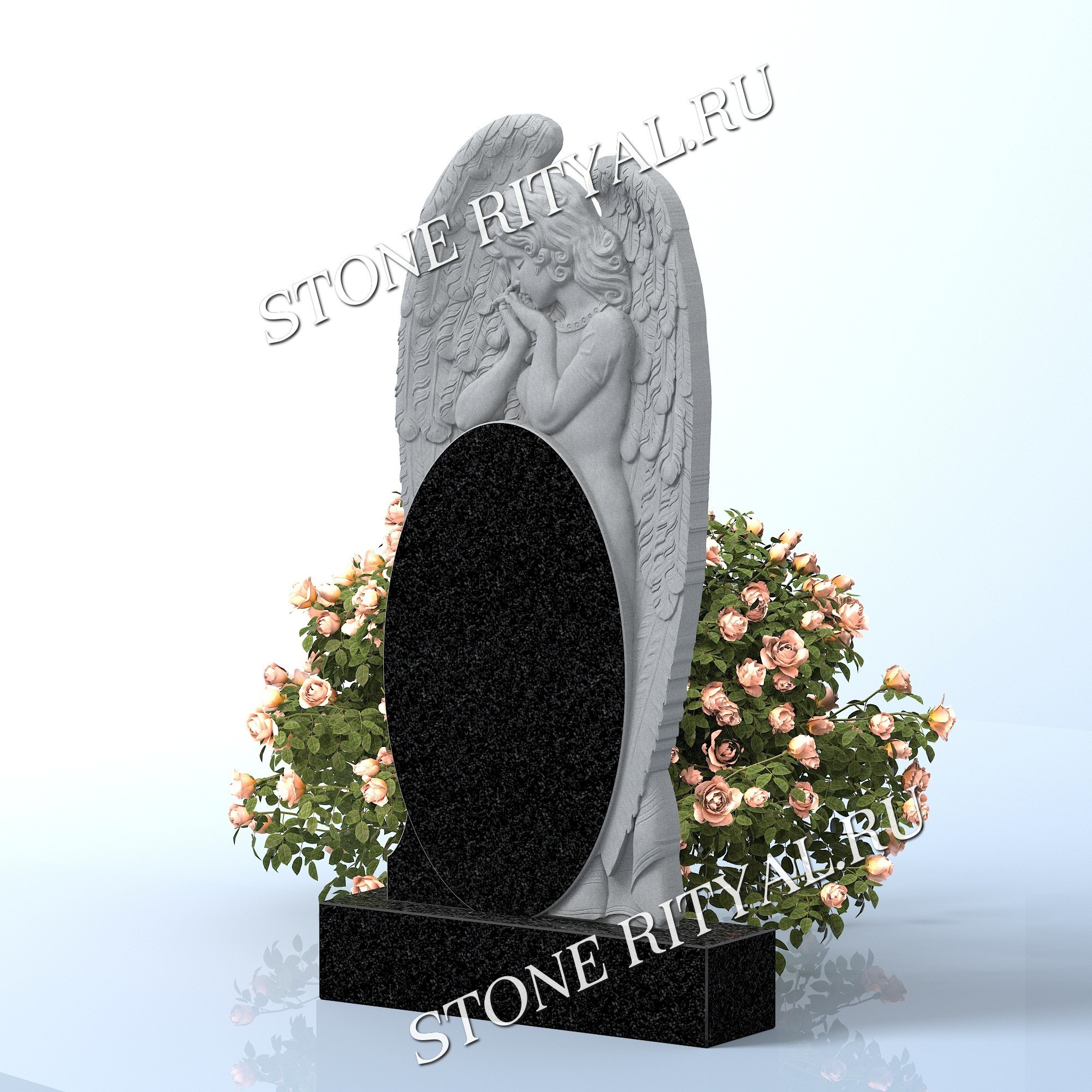 Вертикальные памятники фигурные. Изготовление и установка памятников в Москве и МО