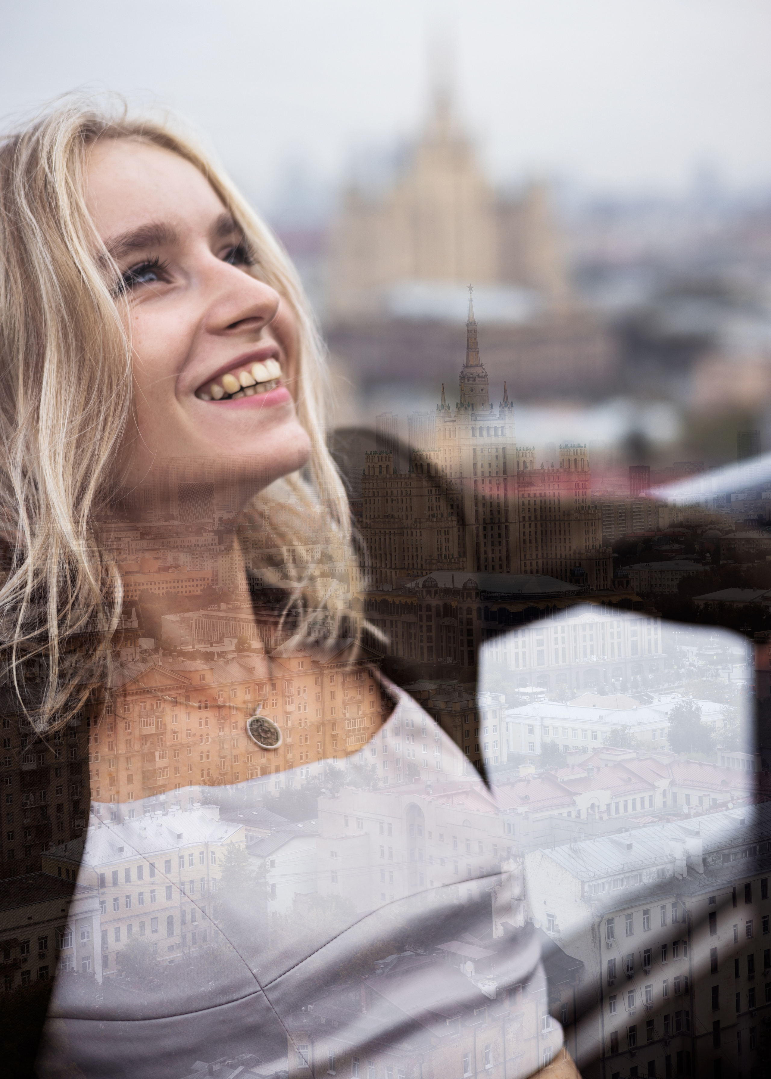 Ника. Крыша. Ветер. Анна Самохина. Фотограф. Москва