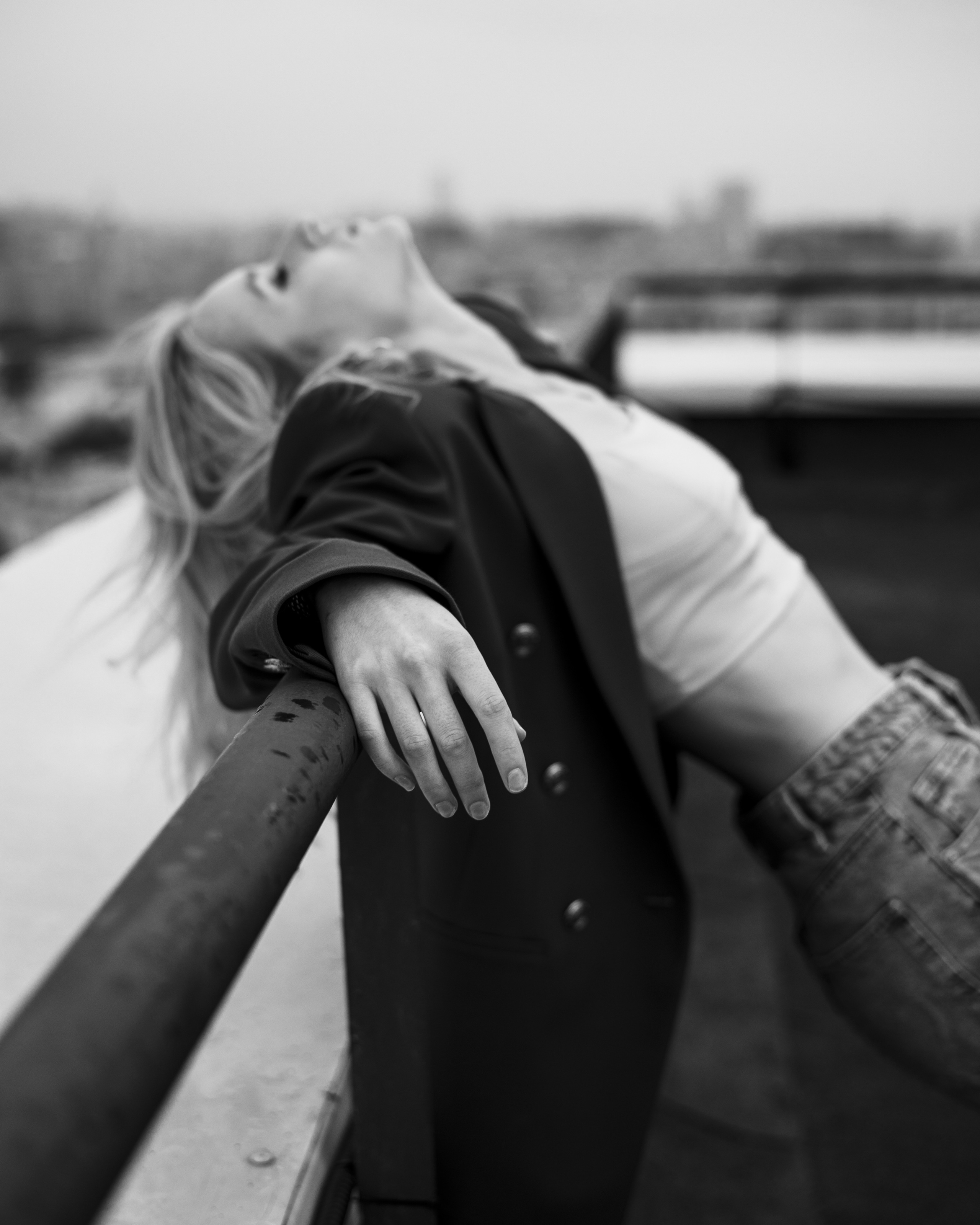 Ника. Крыша. Ветер. Анна Самохина. Фотограф. Москва