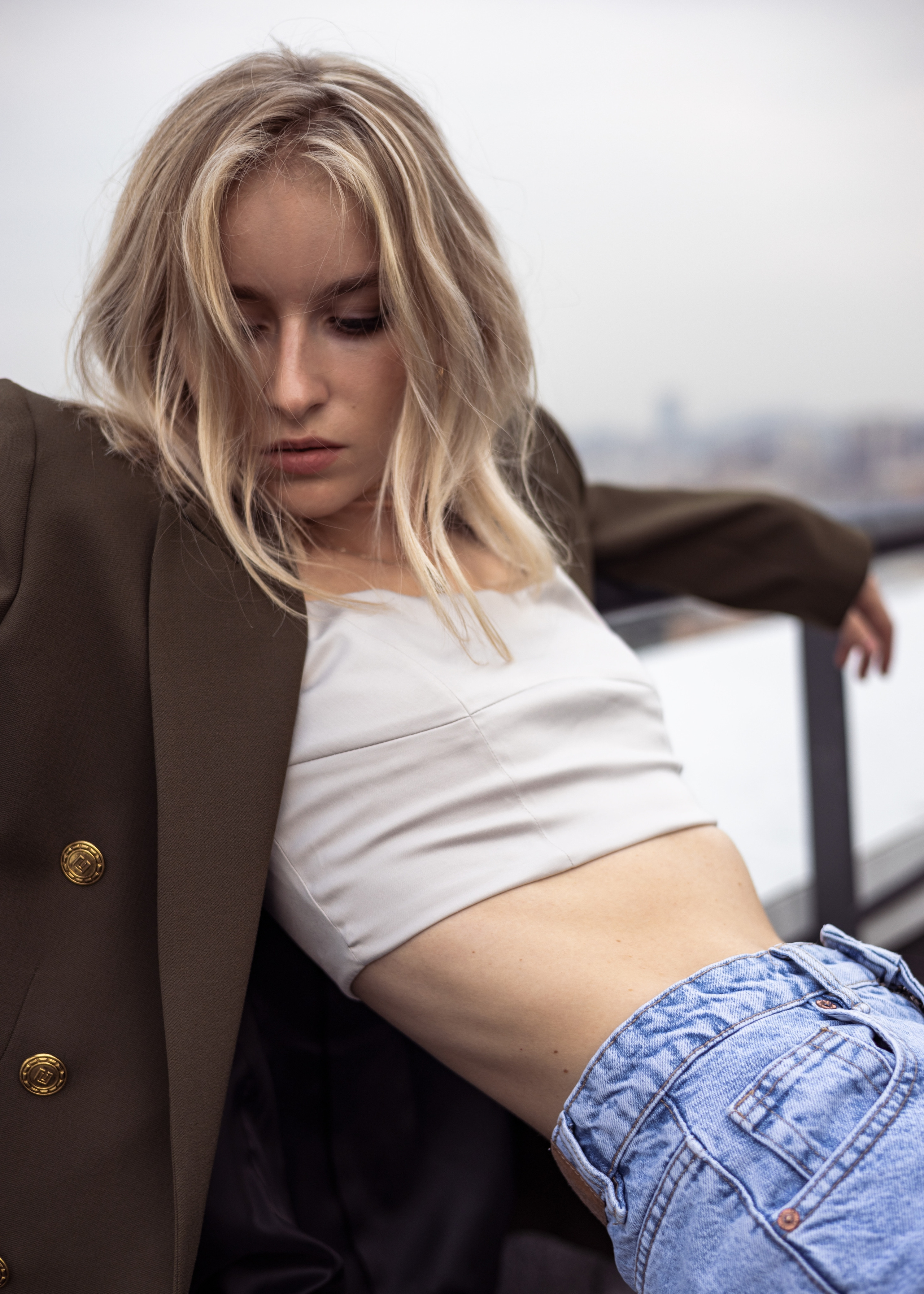 Ника. Крыша. Ветер. Анна Самохина. Фотограф. Москва