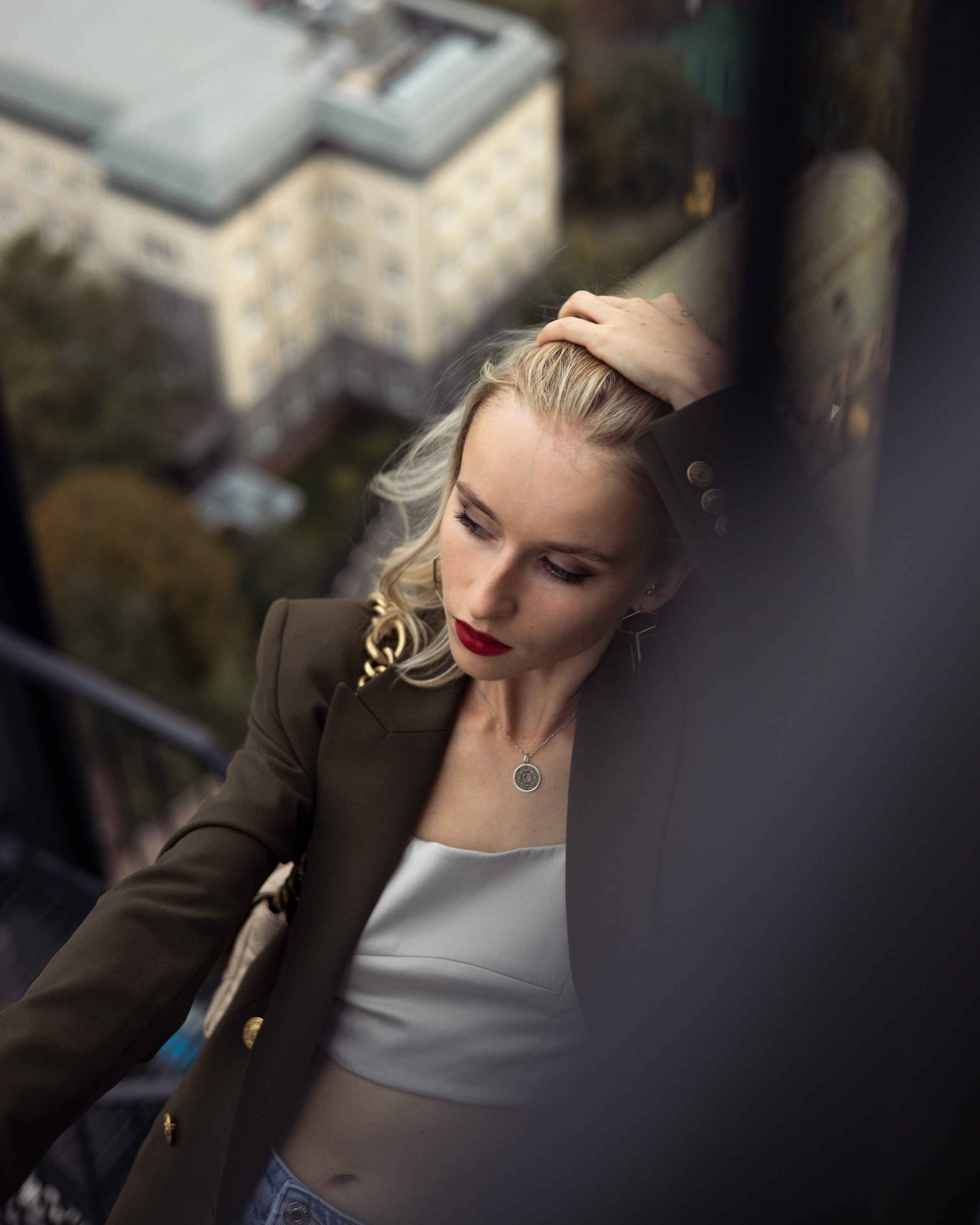 Ника. Крыша. Ветер. Анна Самохина. Фотограф. Москва