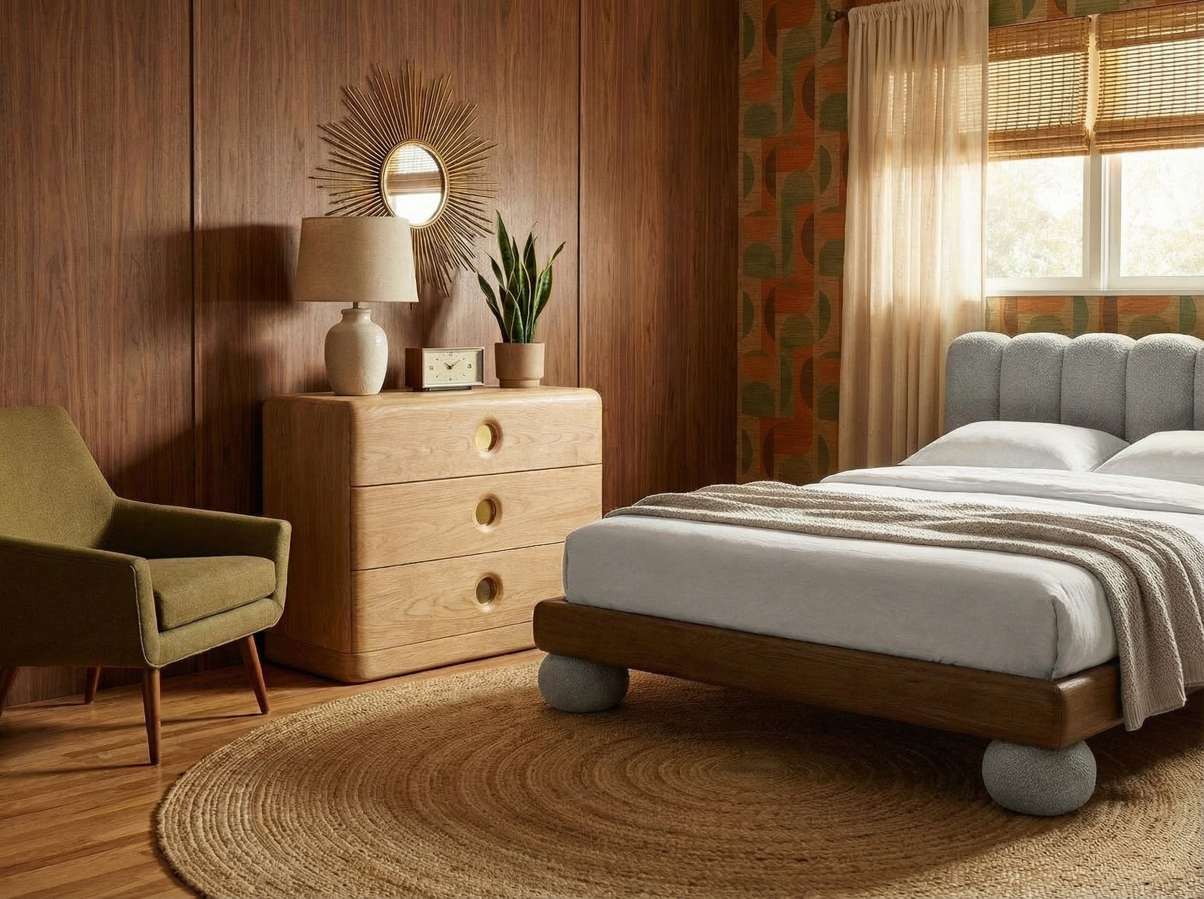 Кровать на мягких лапках. Интерьерный фотограф. Фотограф архитектуры