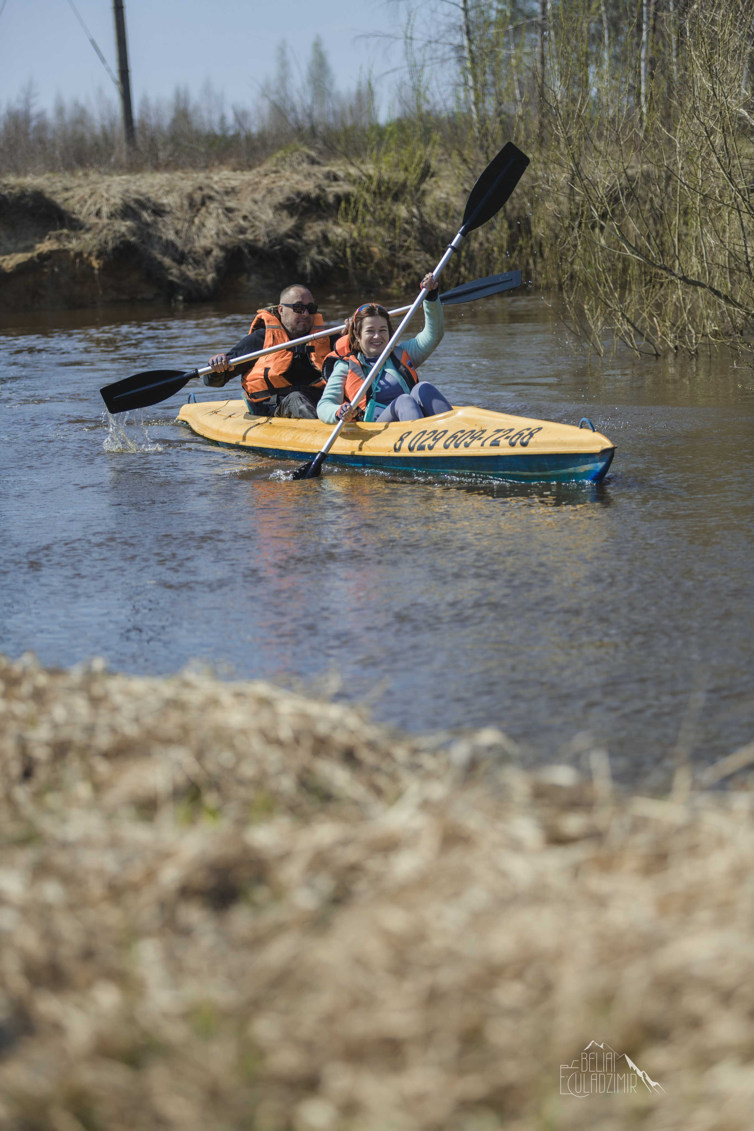 Сплав по реке Тремля 4 апреля 2026 года. Репортажный фотограф Владимир Беляй