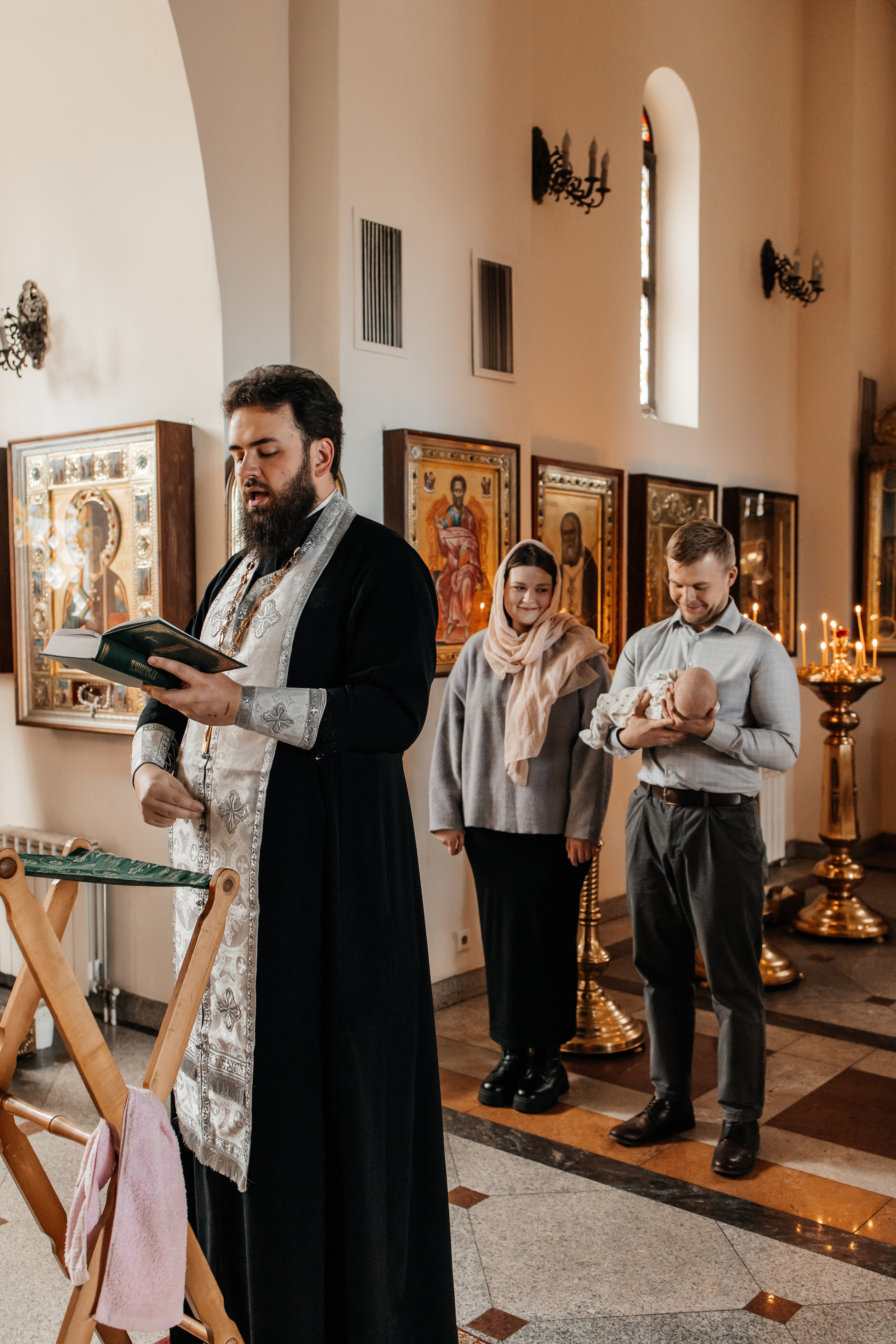 Таинство крещения. Семейный и женский фотограф в Москве Елизавета Волкова