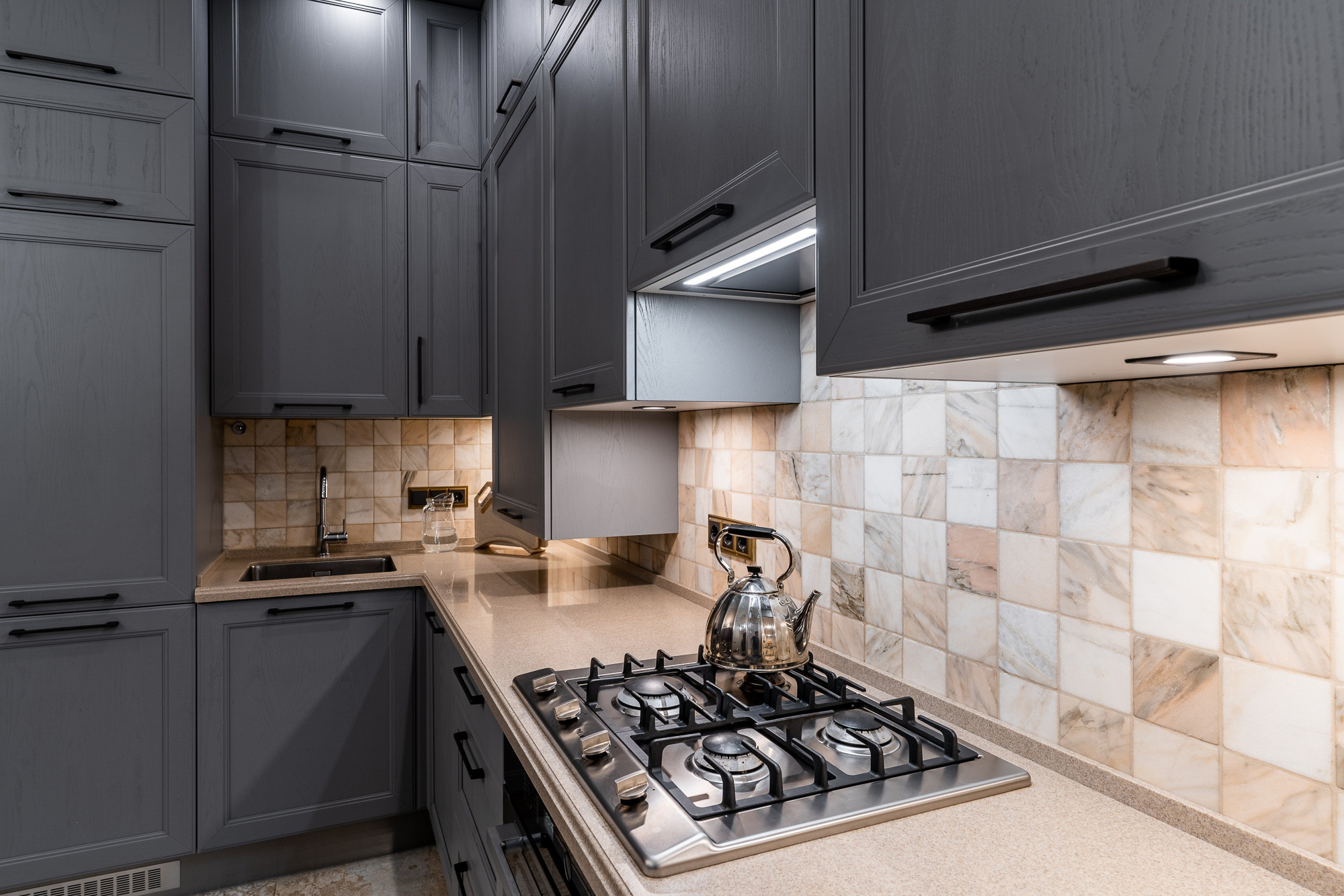 Кухня в ЖК «Прибрежный Квартал», Лисий Нос. Святослав Буньков | фотограф