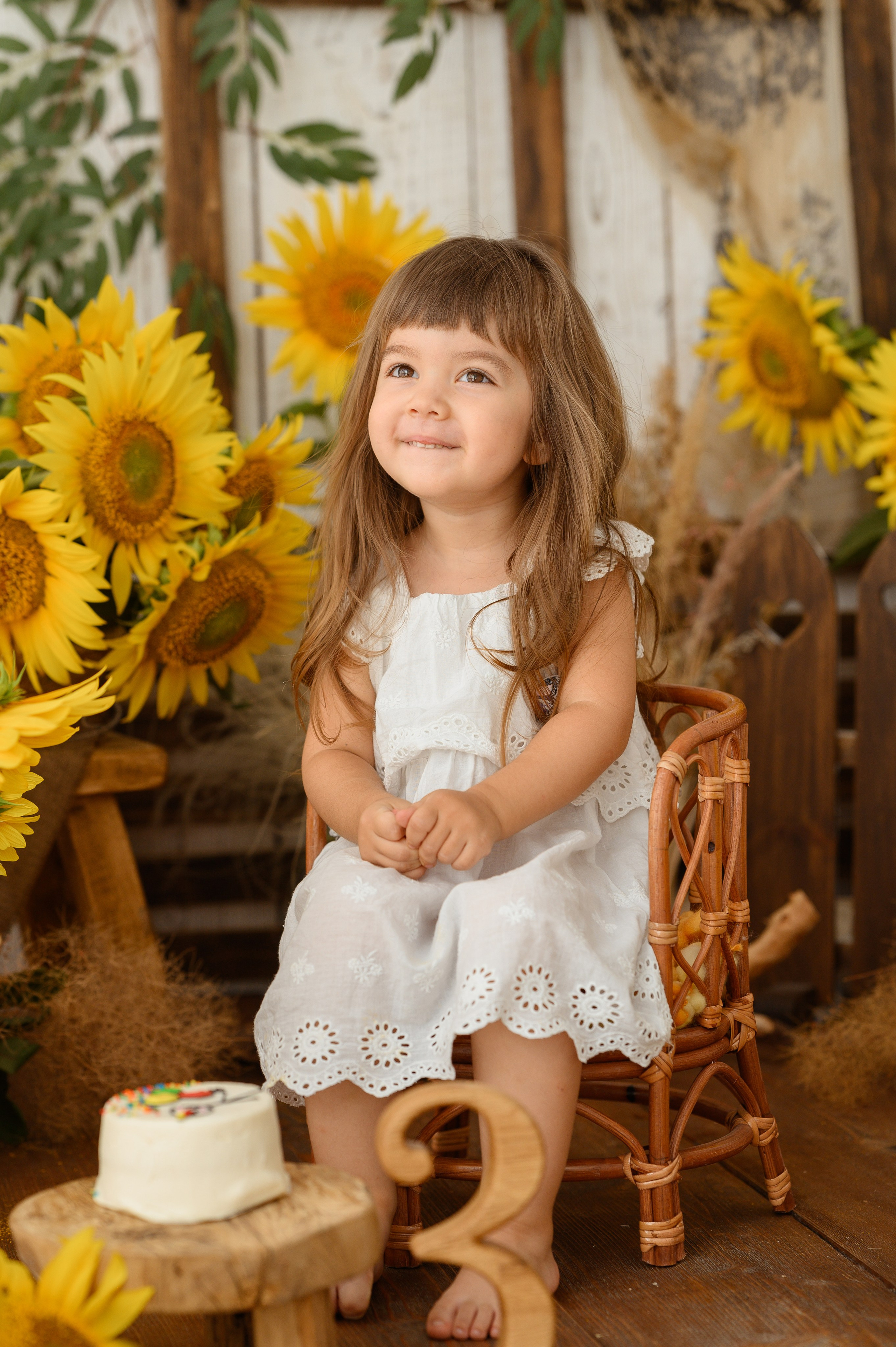 Альмина и подсолнухи. Детский и семейный фотограф Ирина Гладких