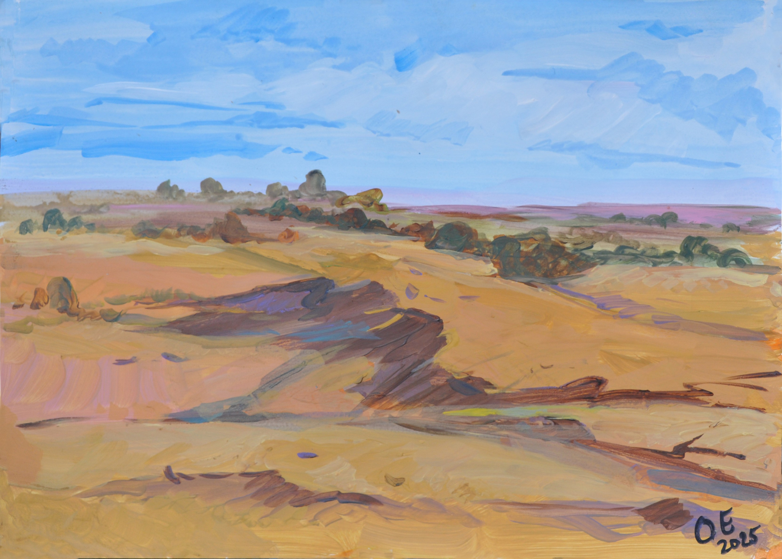 Белая дорога. Ефремова Ольга. Художник