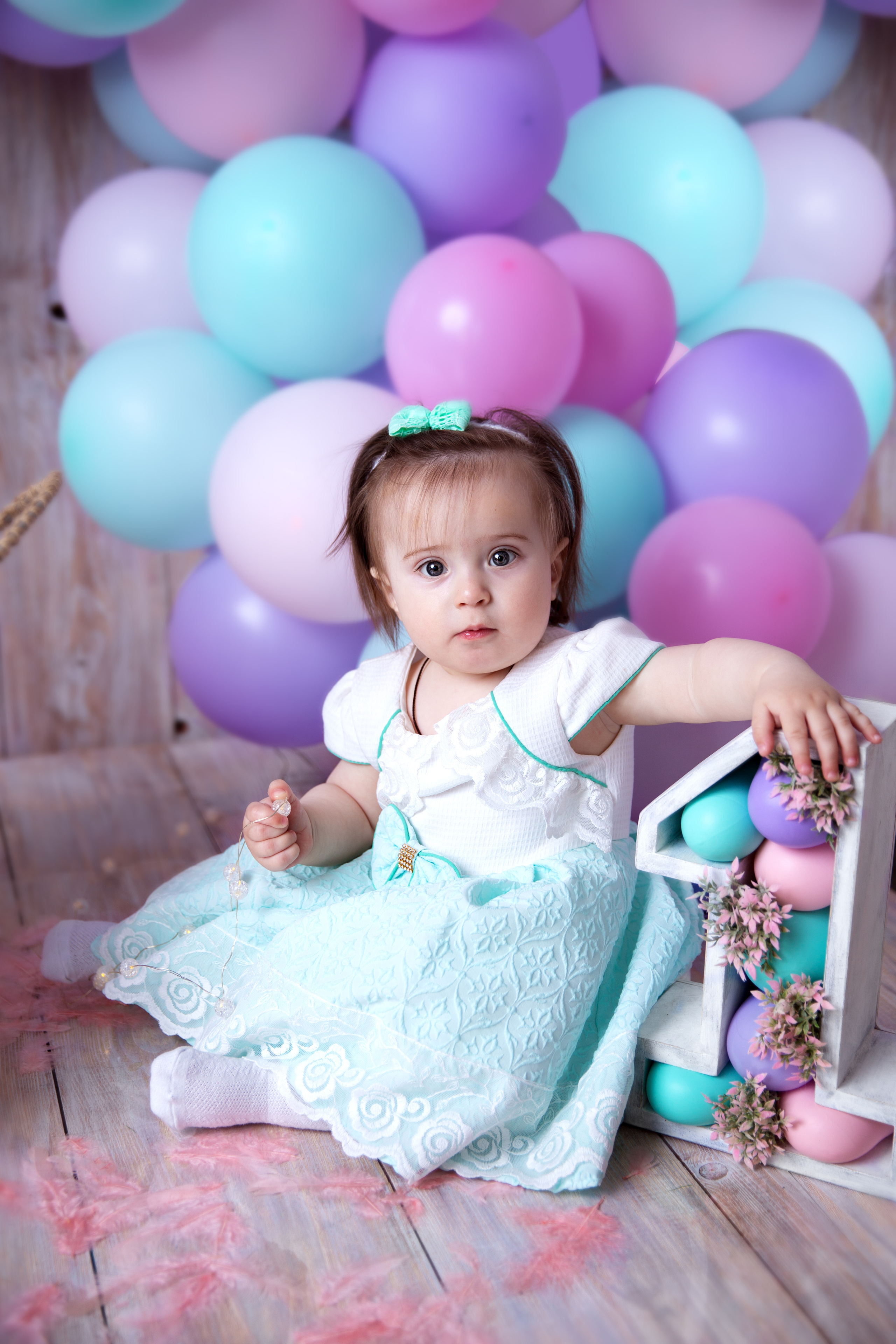 Фотосессия ГОДОВАСИЕ. Фотограф новорожденных, детей до года и беременных в Симферополе