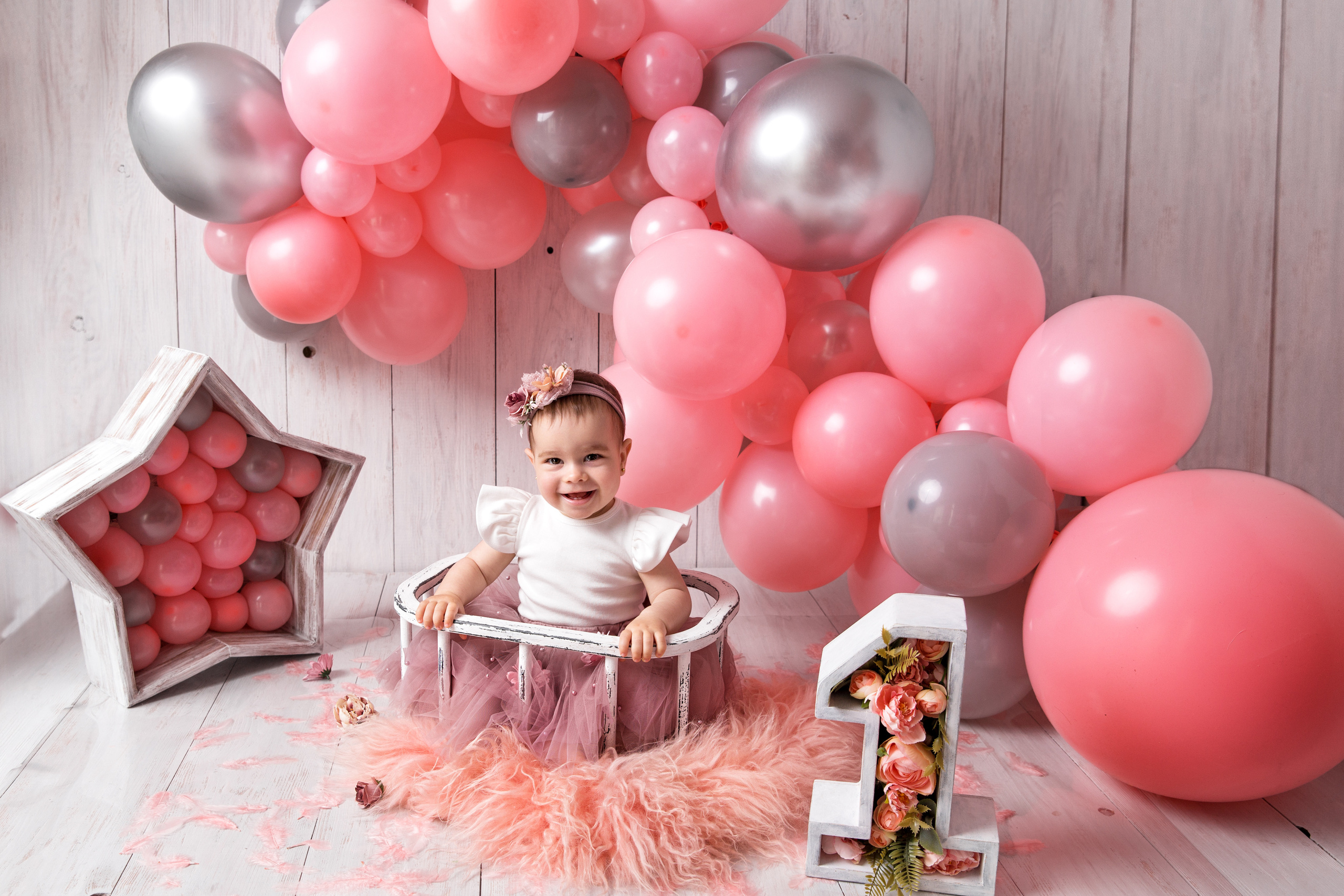 Фотосессия ГОДОВАСИЕ. Фотограф новорожденных, детей до года и беременных в Симферополе