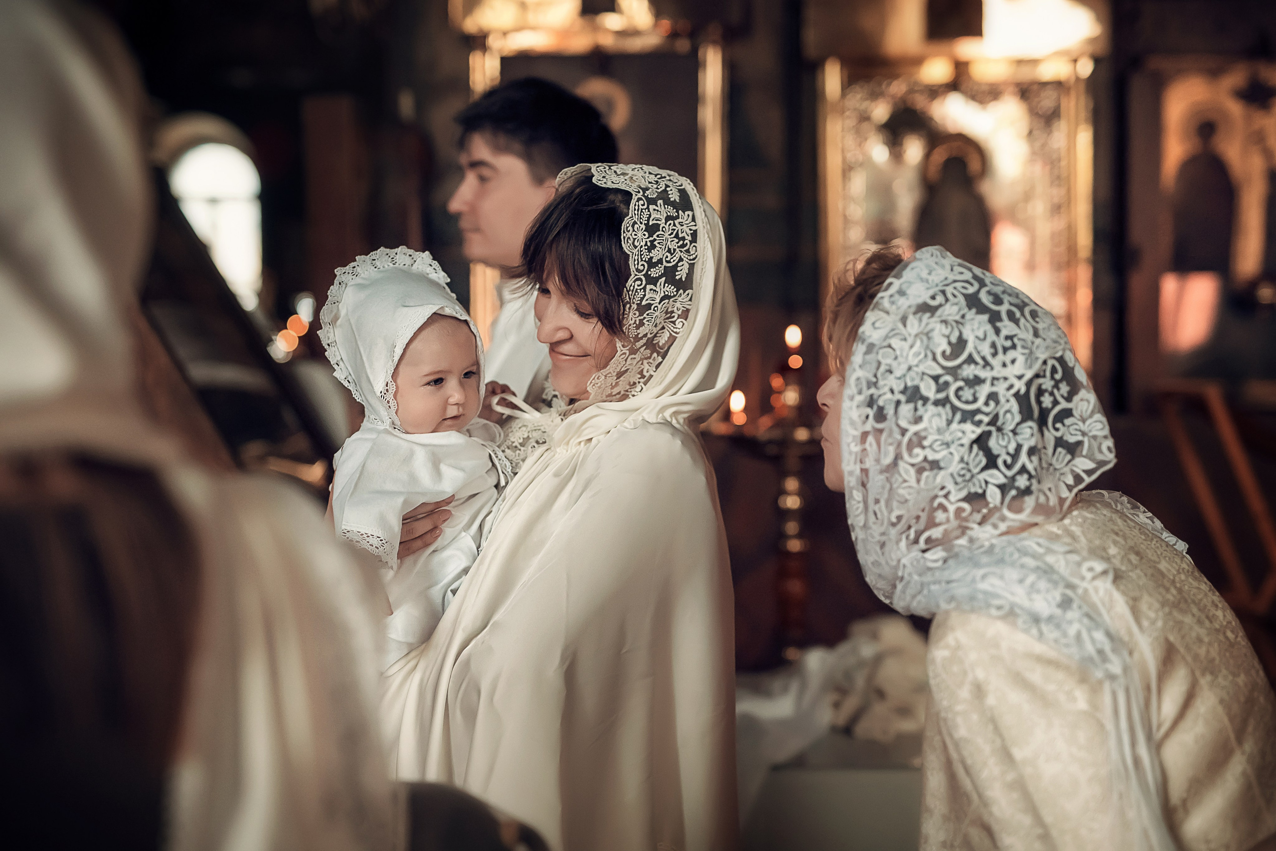 Крещение Екатерины в храме Святого Пимена в новых Воротниках