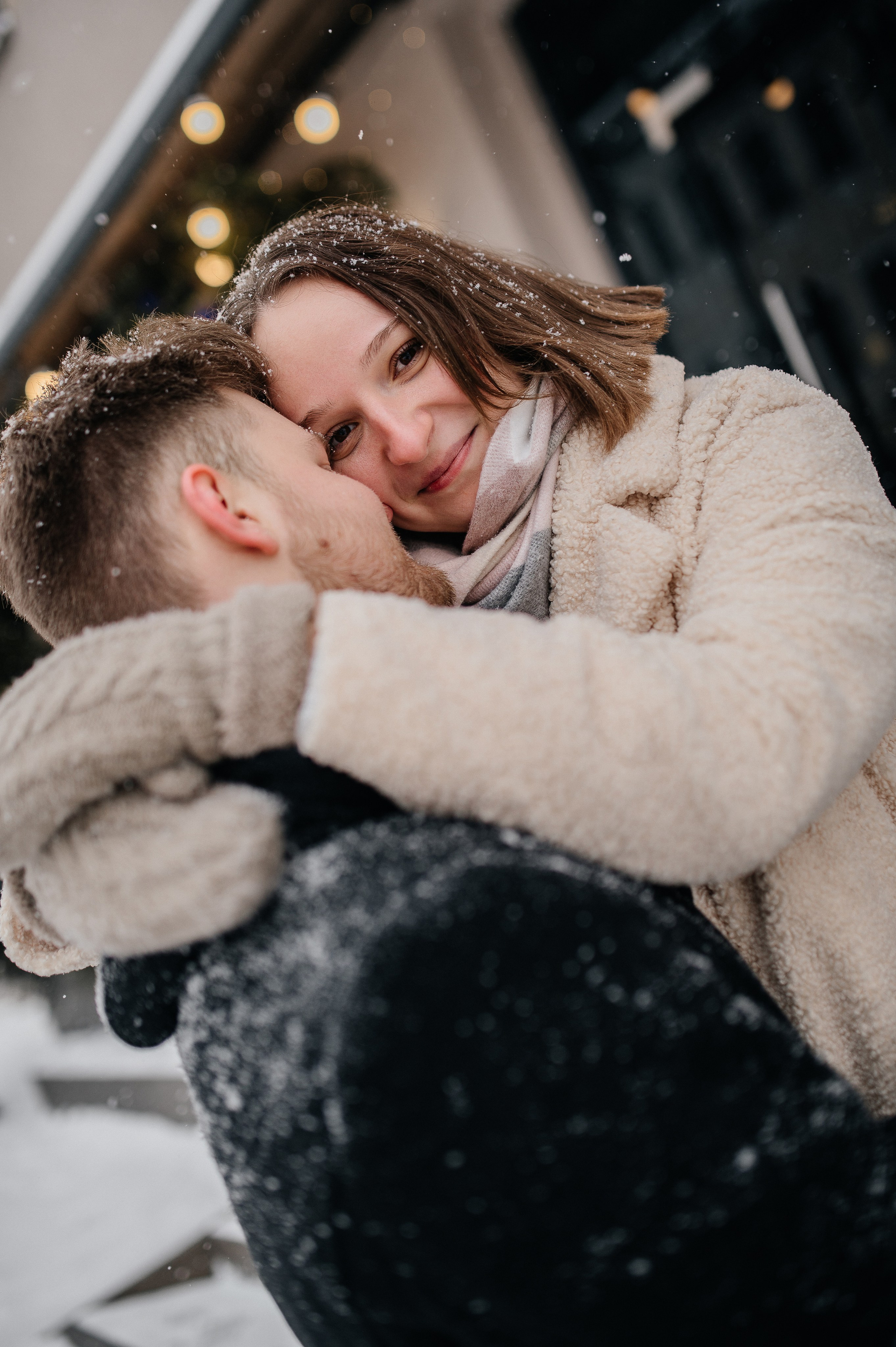 Зимняя фотосессия для Влада и Алены. Катя Курлович — семейный фотограф в Бобруйске и Минске