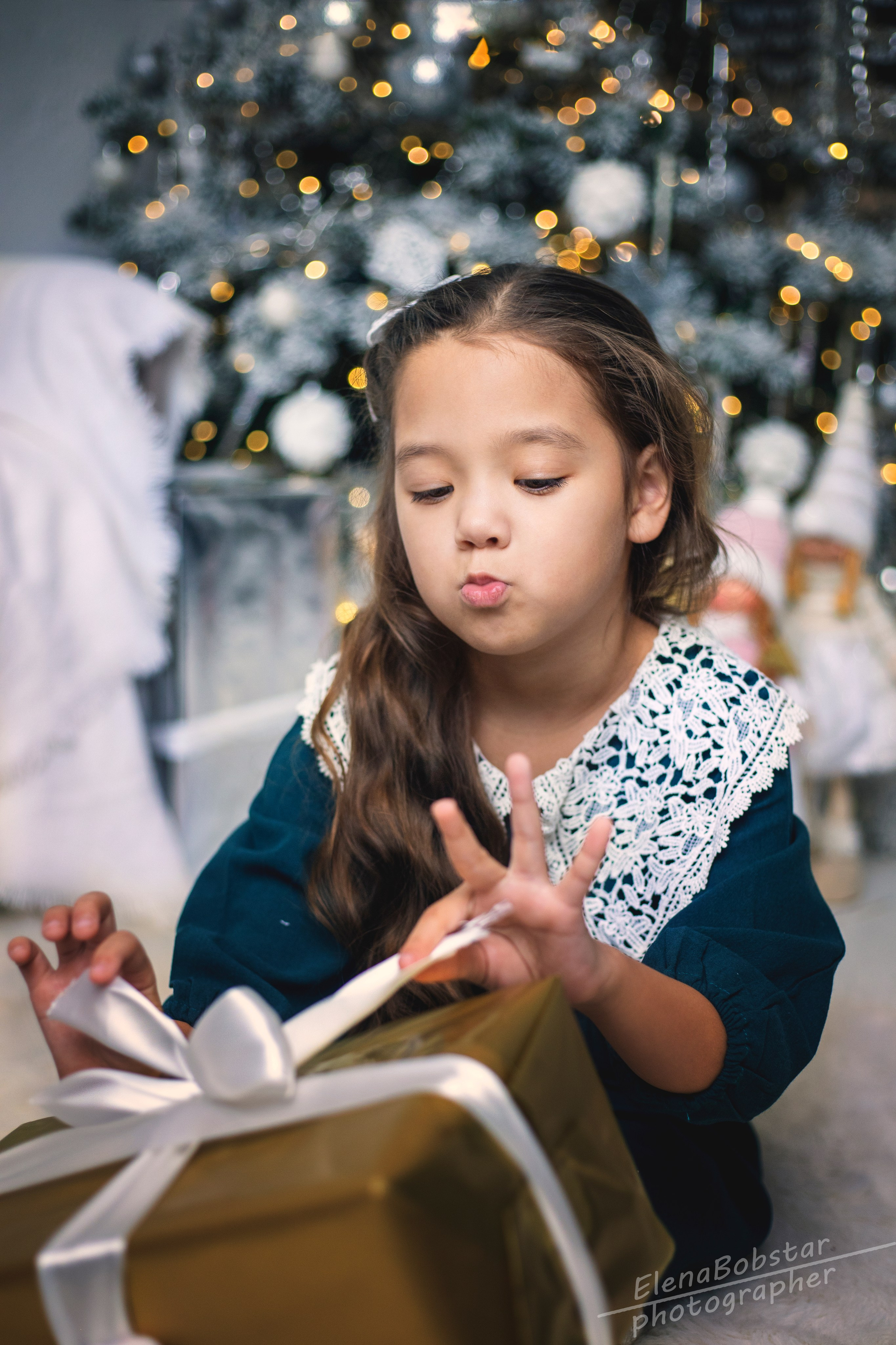 НОВОГОДНИЕ СТУДИЙНЫЕ ДЕТСКИЕ ПОРТРЕТЫ. Семейный и детский фотограф в Тюмени Елена Старцева