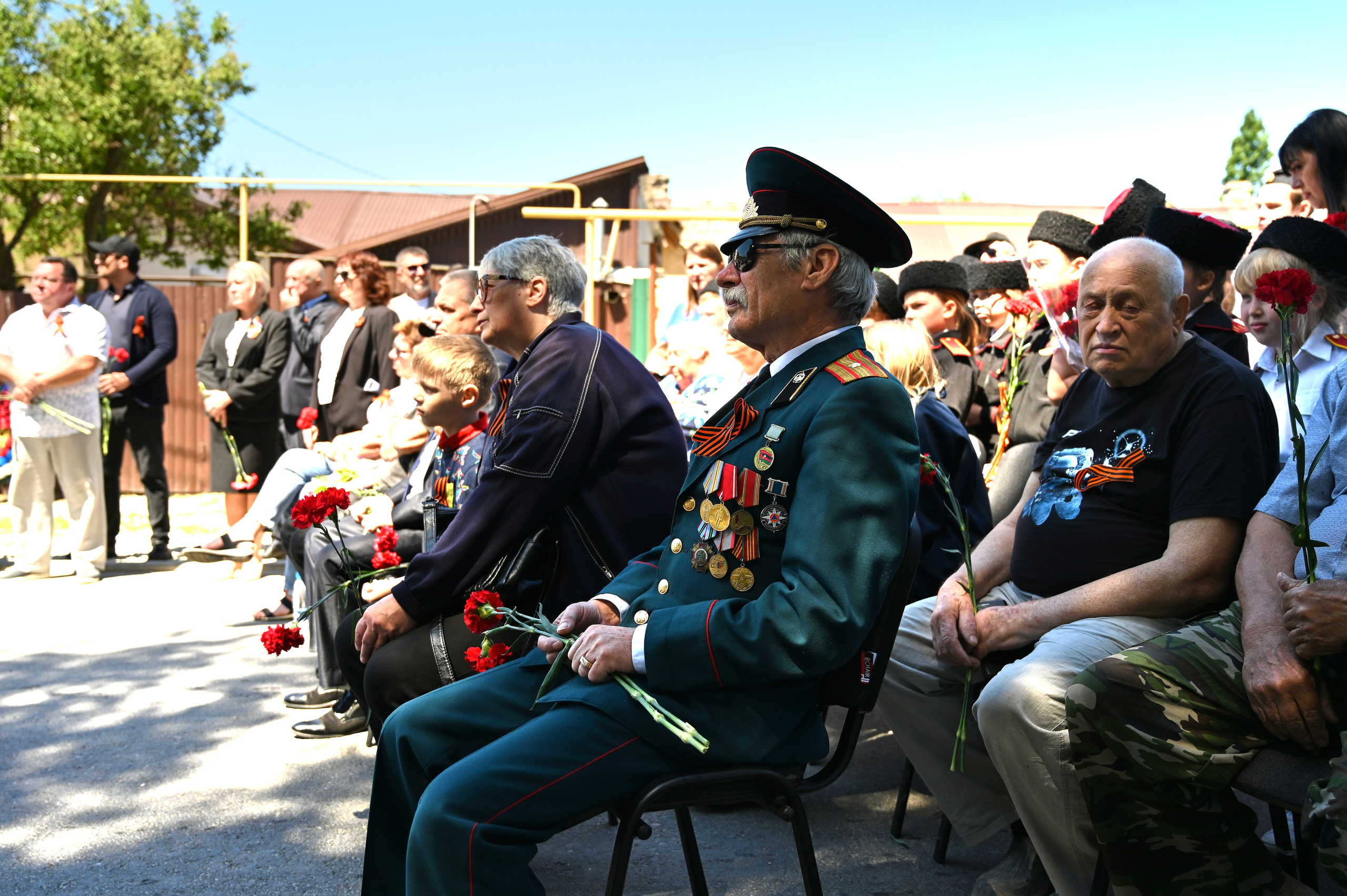 Митинг в с. Виноградное. Жизнь курорта Кабардинка в фотографиях