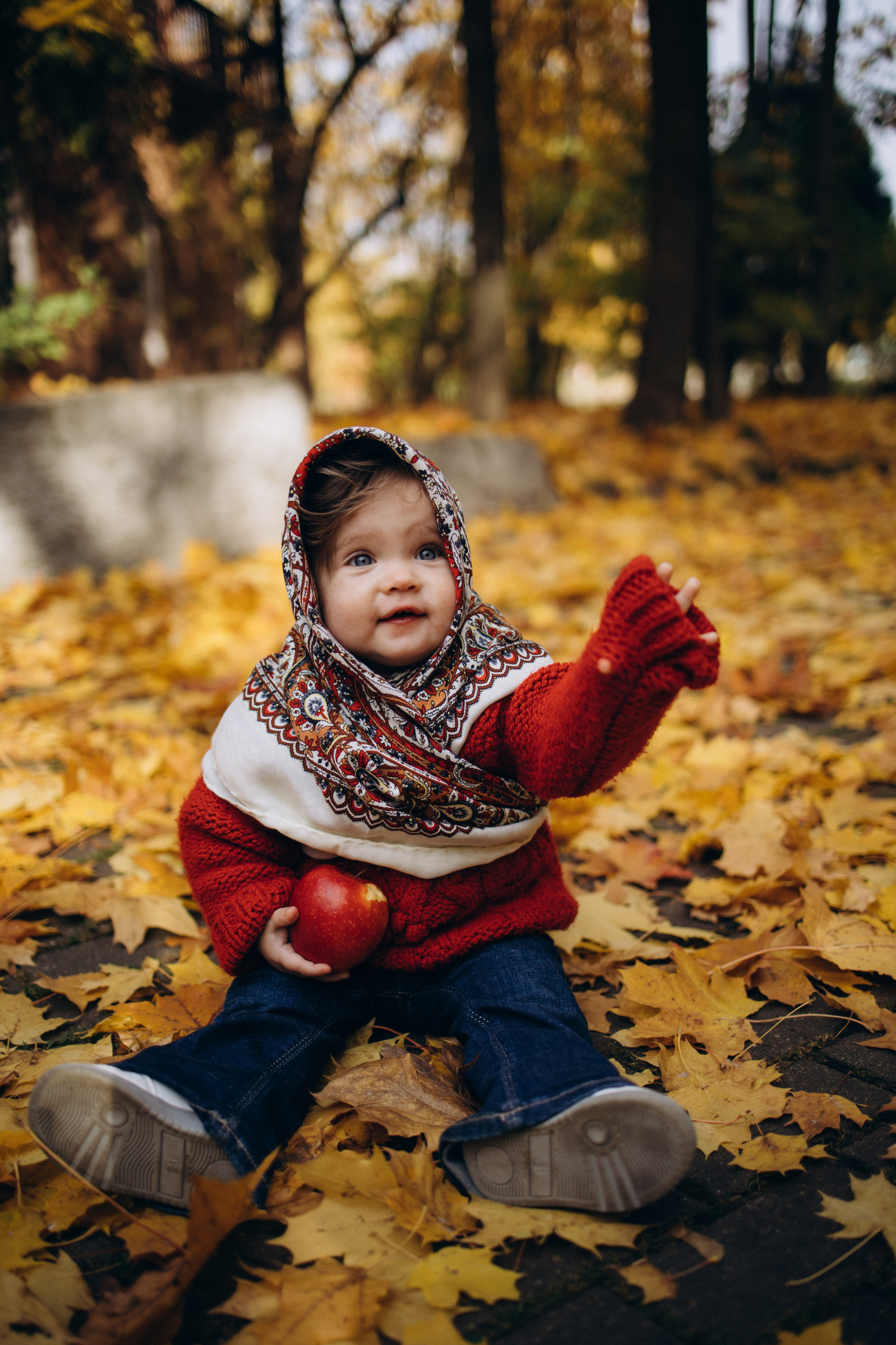 Осенняя семейная фотосессия в Москве. Семейный фотограф в Москве и Люберцах Юлия Гуськова