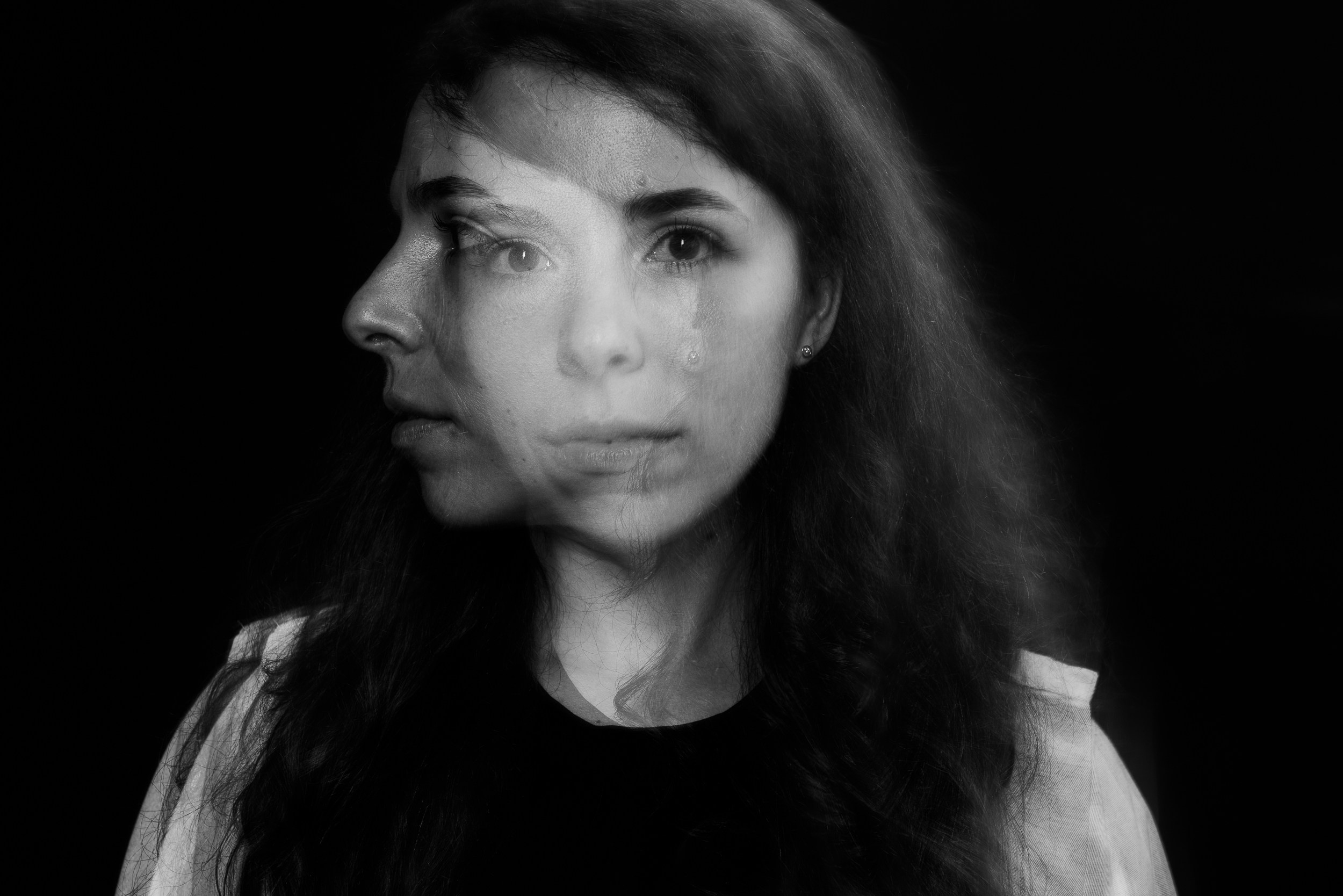 Съемка с использованием двойной экспозиции. Портретный фотограф в Москве Алексей Михайлов