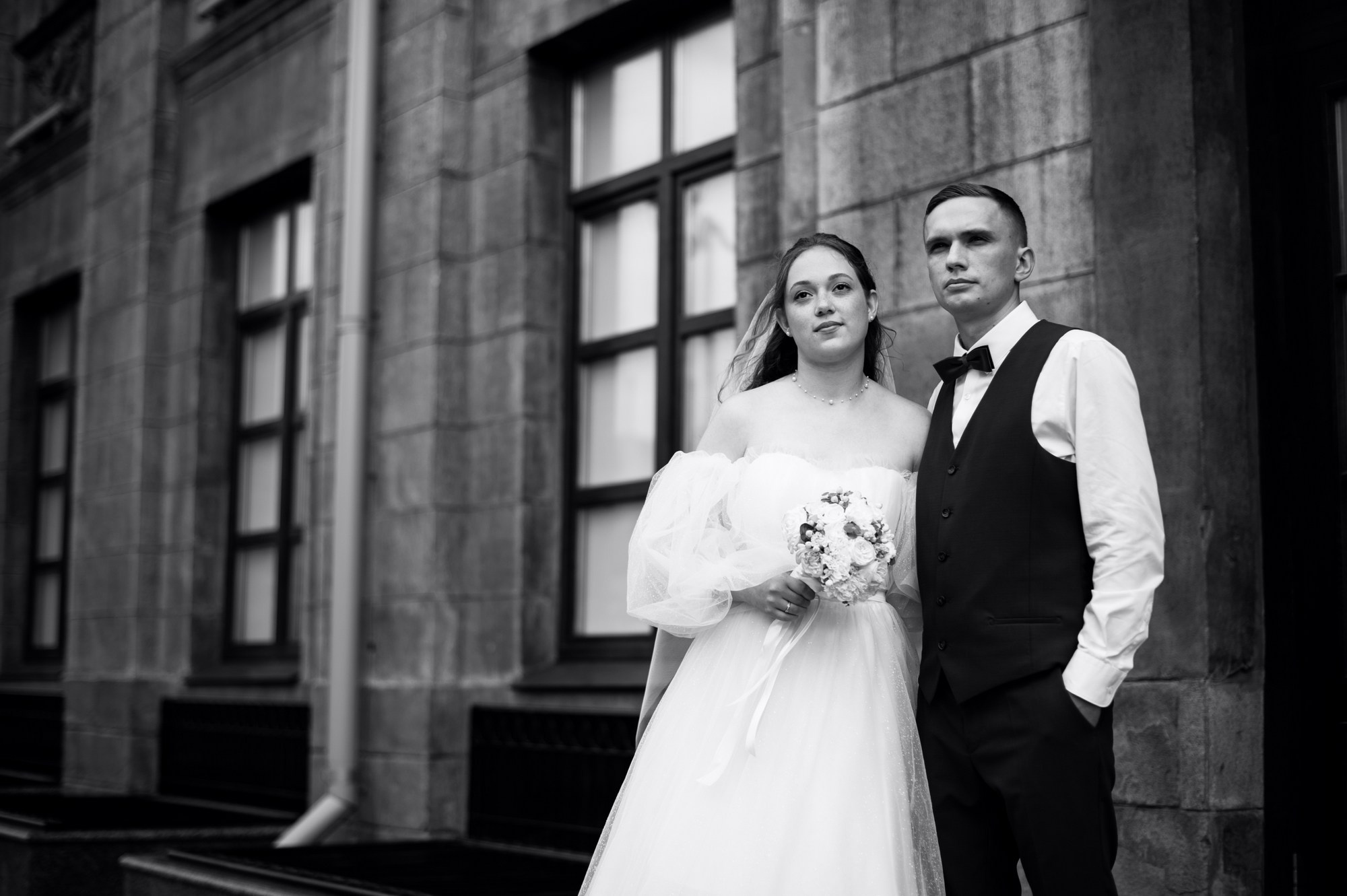 Сияющие молодожёны. Свадебный и семейный фотограф в Омске Мормулев Михаил