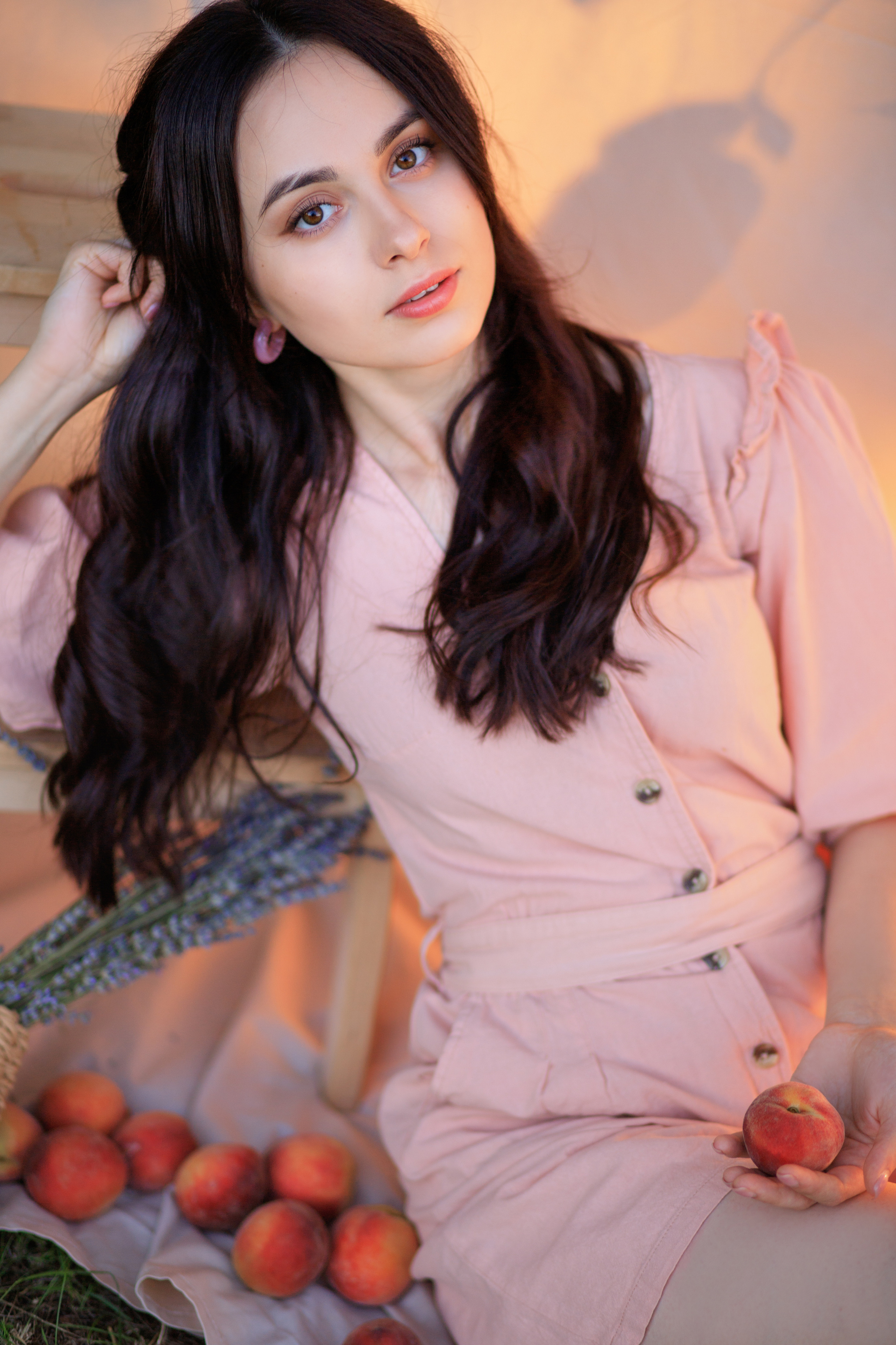 Нежная фотосессия на природе с реквизитов. Семейный и детский фотограф в Краснодаре Лафета Алена