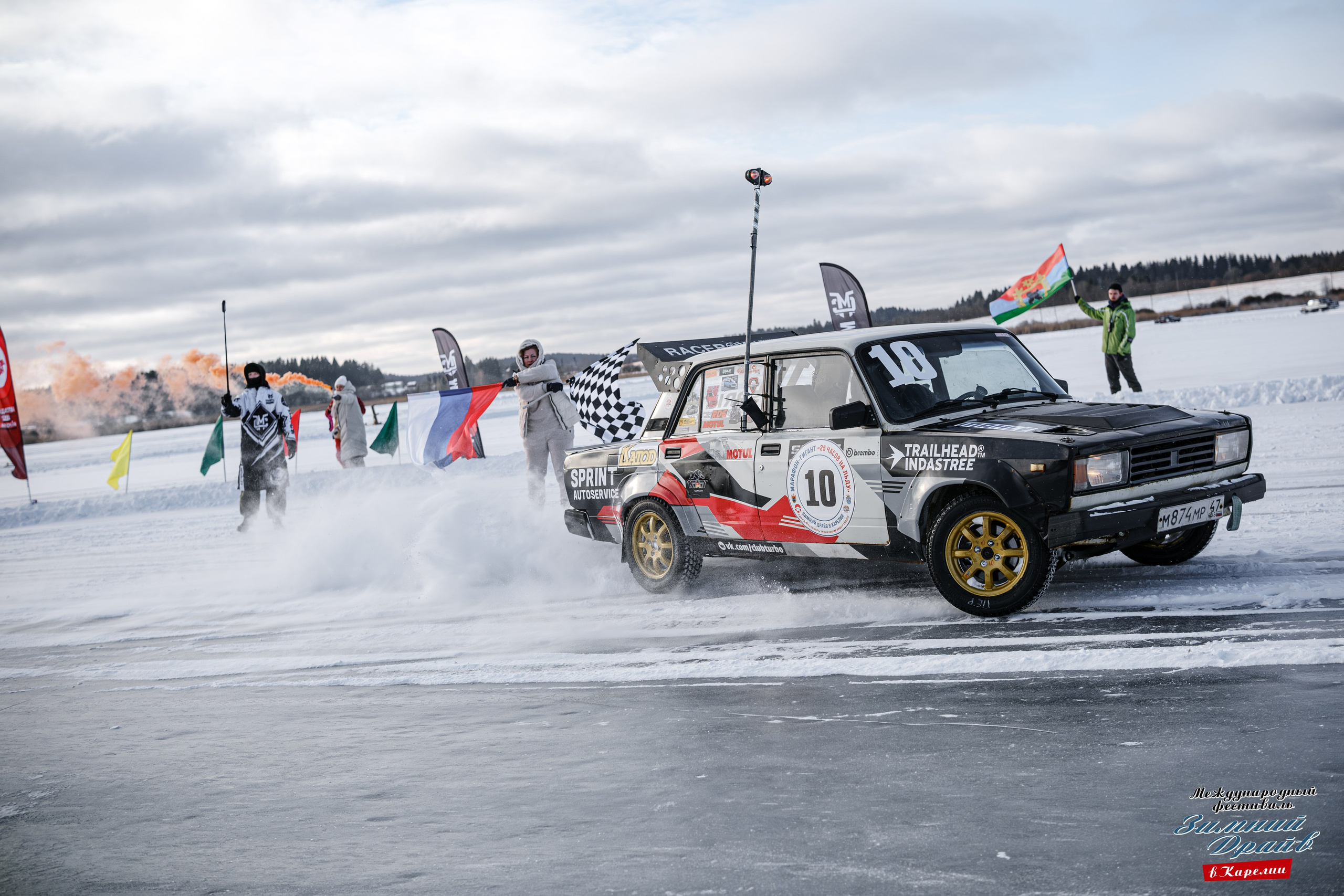 «Зимний Драйв в Карелии» Авто Марафон-гигант «25 часов на льду» Илона Накутис, Николай Грязин, джимхана, фотограф Антон Медведев, icoguar, Сортавала, Карелия