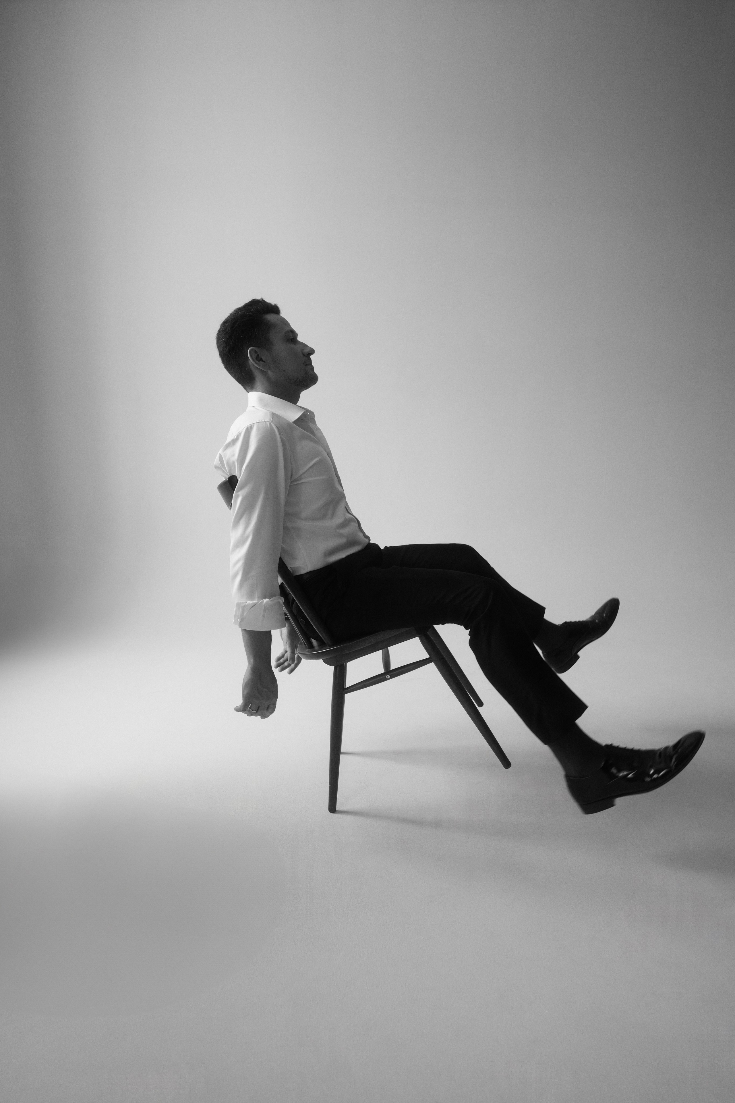 Men’s Black and White Studio Photoshoot with Nikolay at DeLight Studio — Anton Avanzato