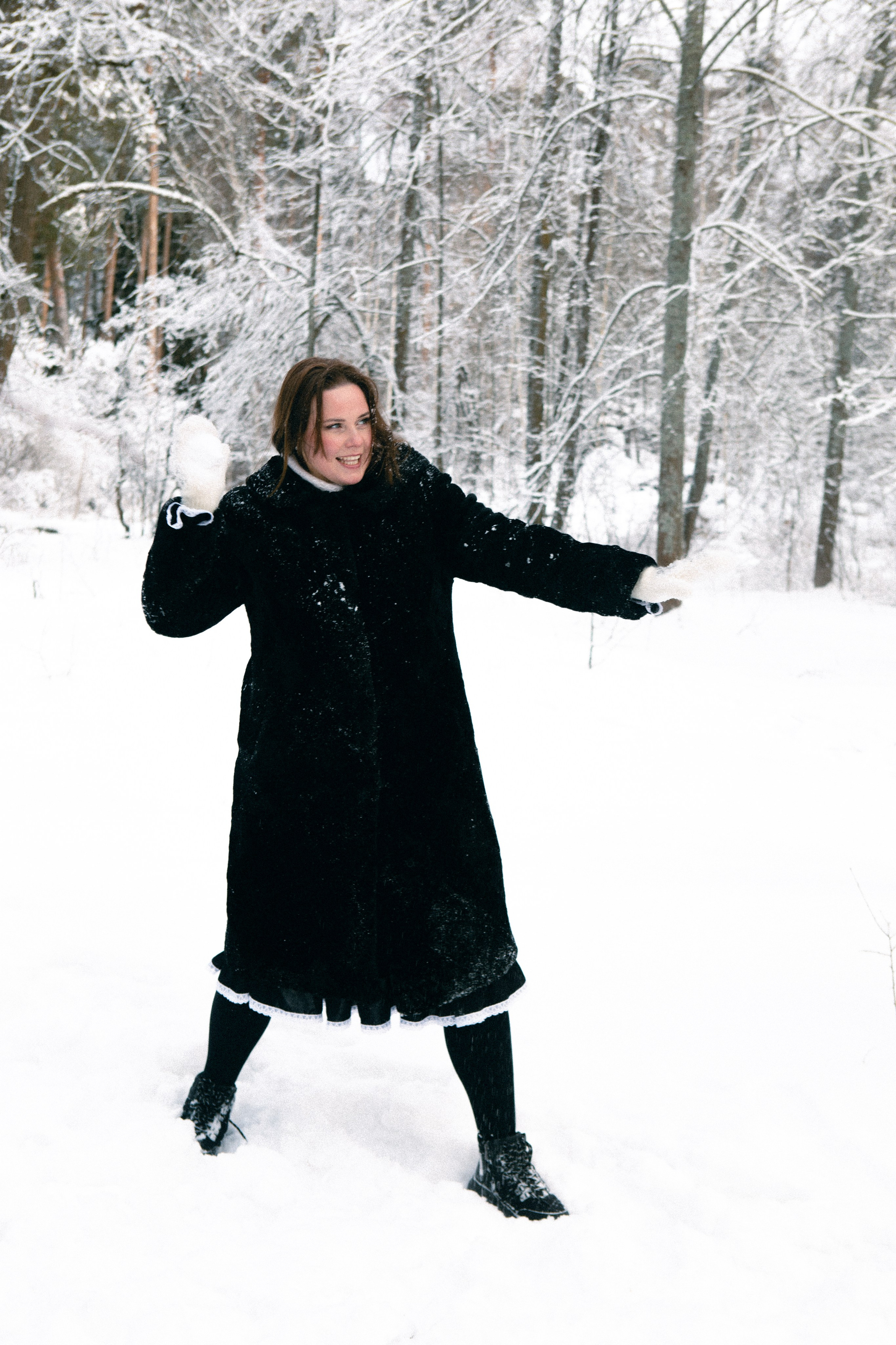 Лавстори в зимнем лесу. Портретный фотограф в Иванове Ольга Гуральник